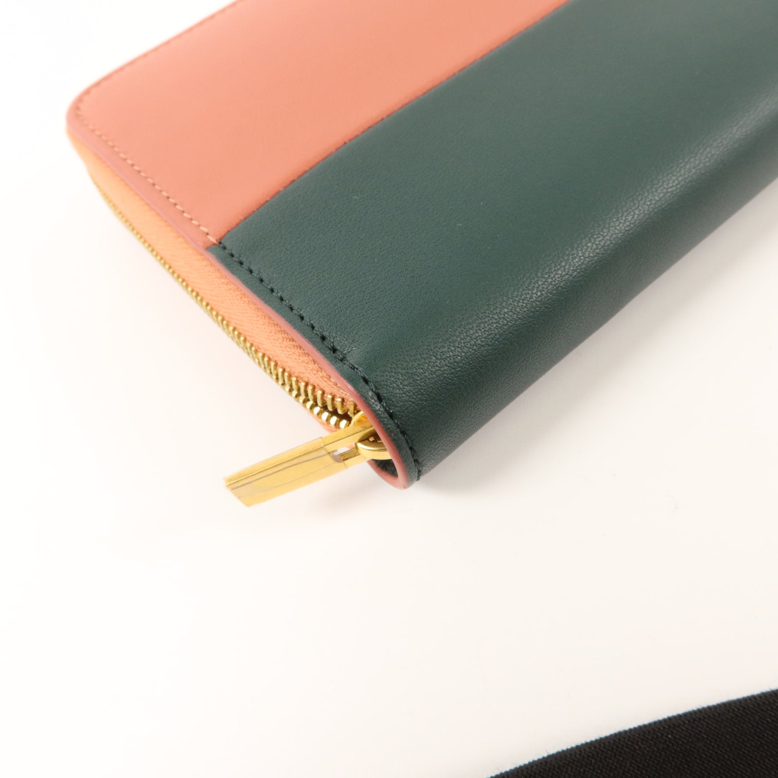 CELINE 牛皮皮革Large Zipped Wallet長錢包