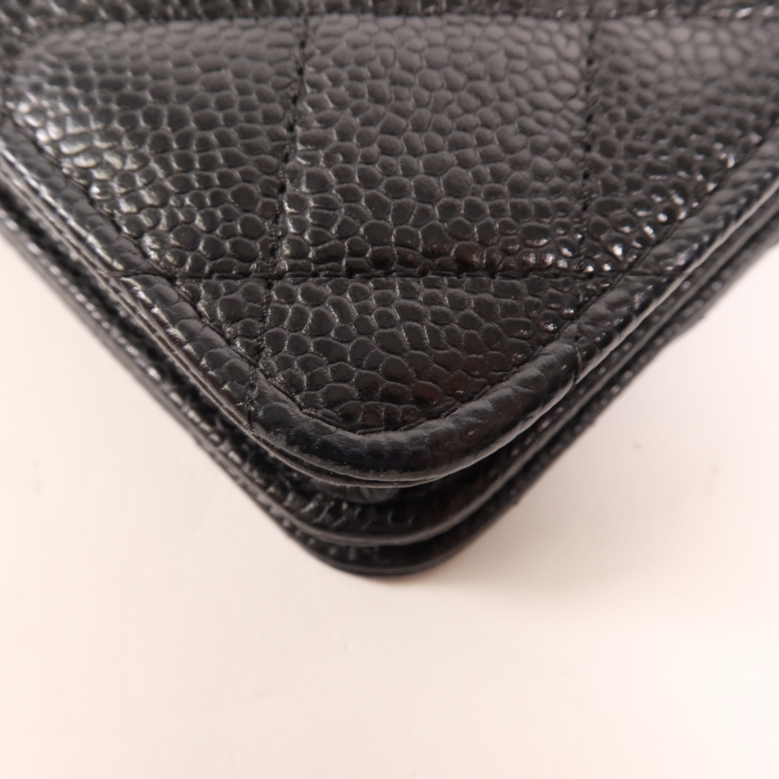 CHANEL 牛皮皮革Wallet On Chain金扣鏈帶肩背袋