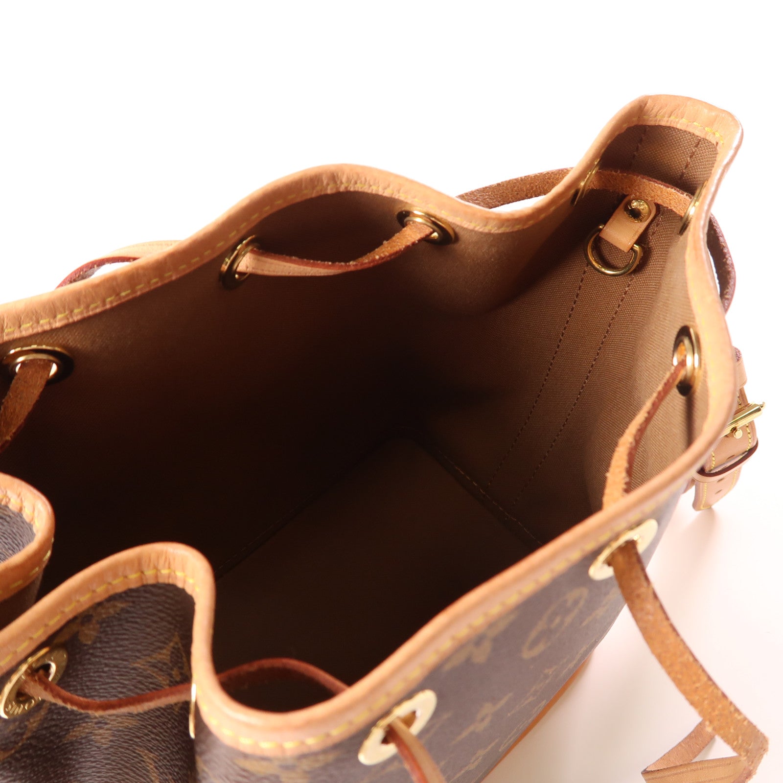LOUIS VUITTON Monogram Noe BB金扣肩背袋啡色