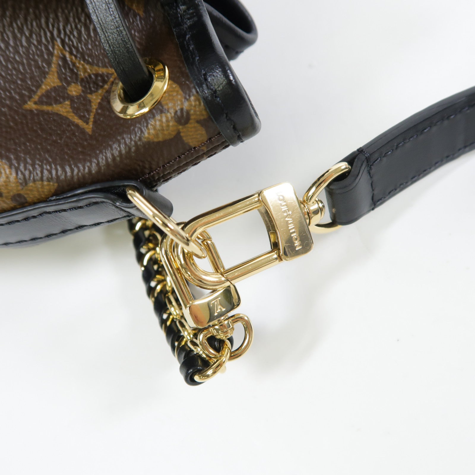 LOUIS VUITTON Monogram Canoe金扣手挽肩背兩用袋