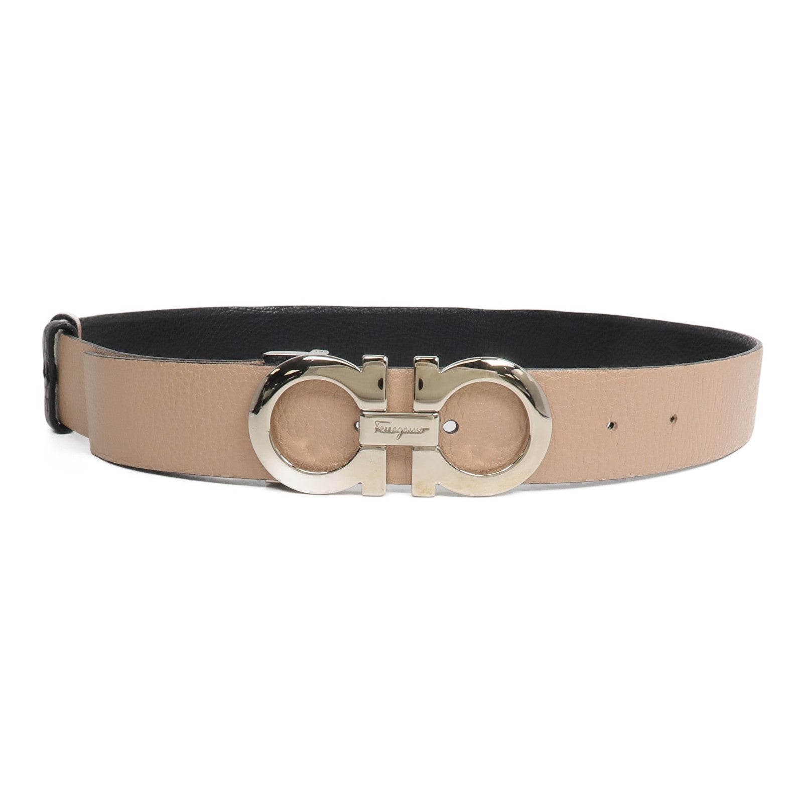 Salvatore Ferragamo 牛皮皮革Gancini Reversible Belt皮帶
