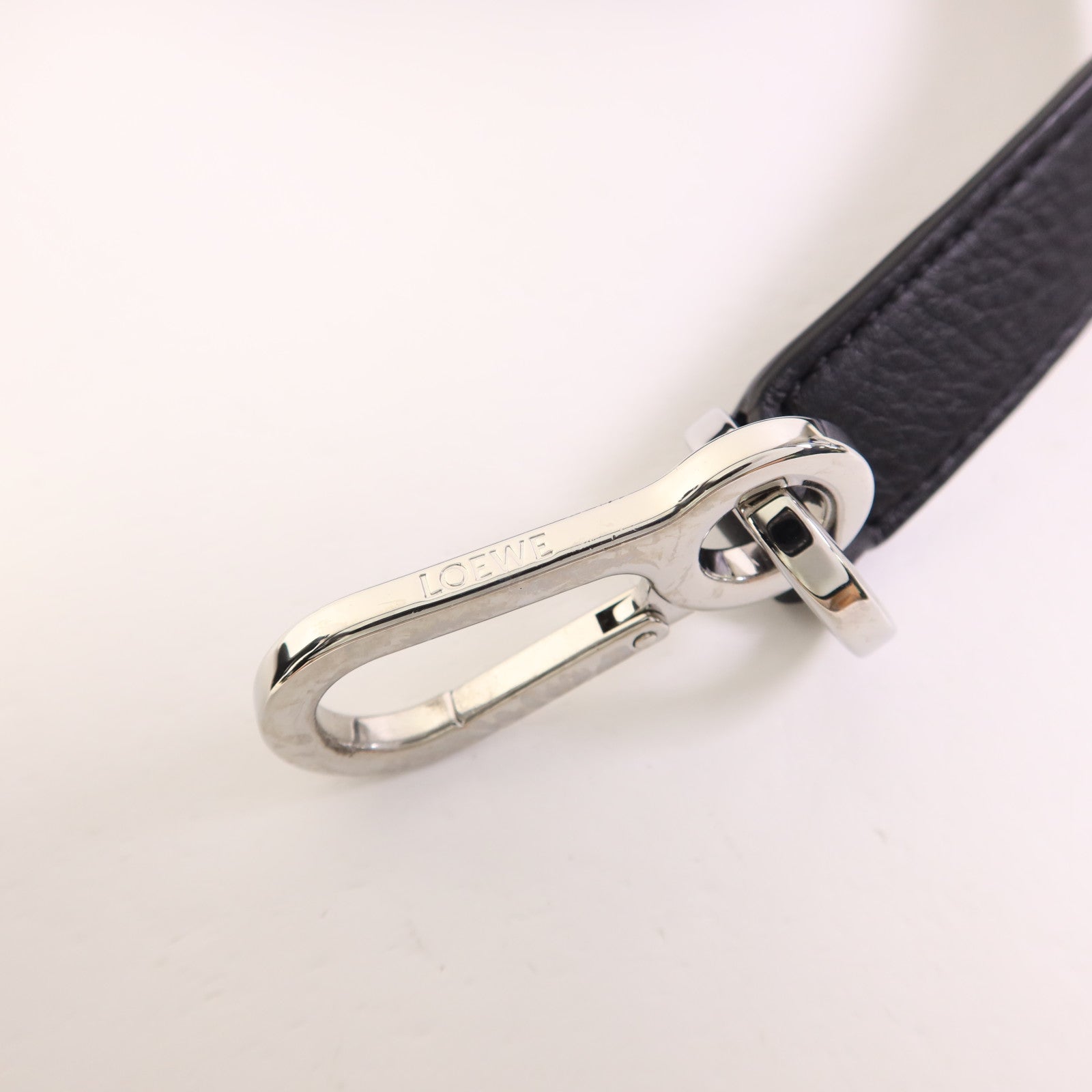 LOEWE 牛皮皮革Small Puzzle銀扣手挽肩背兩用袋