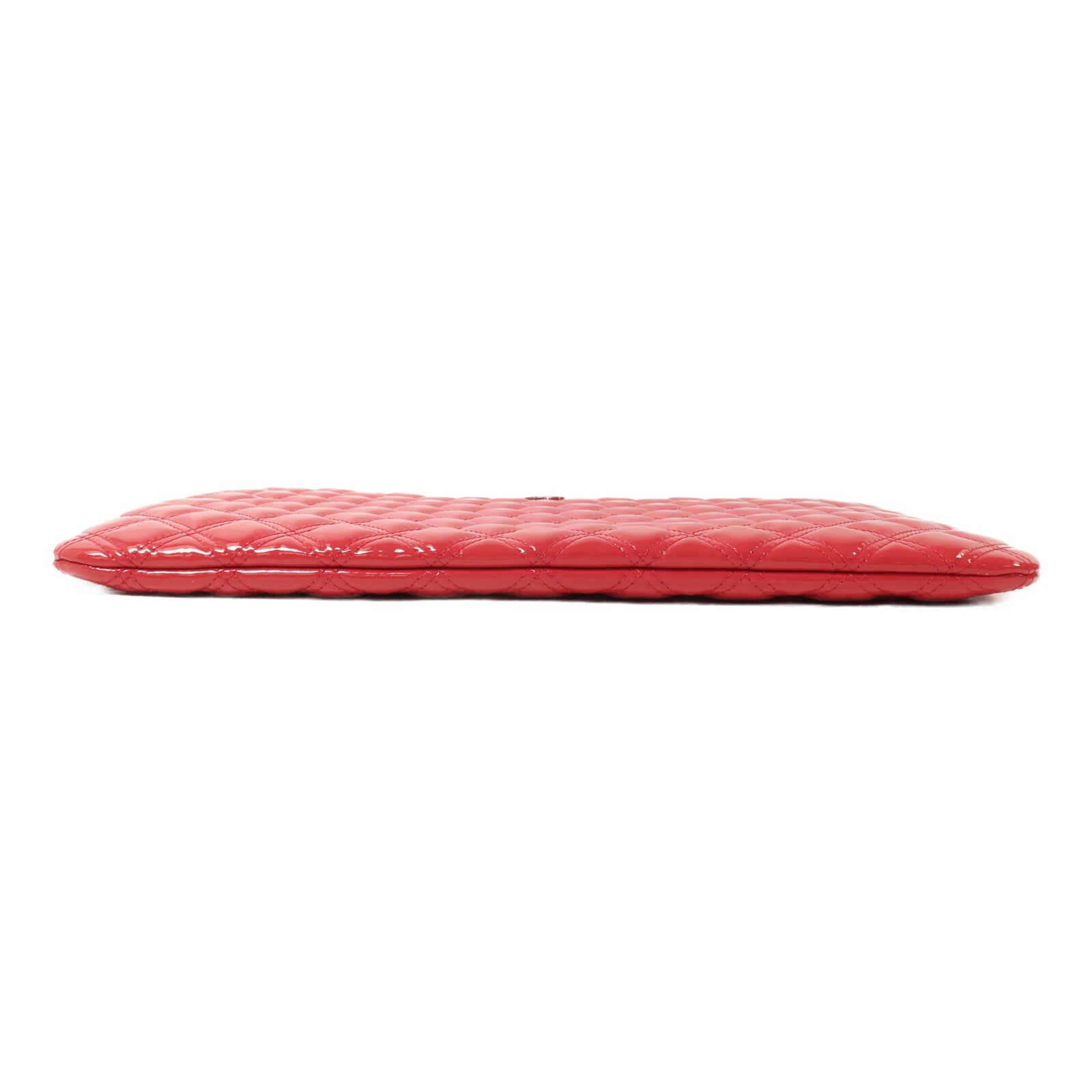 CHANEL 漆皮皮革Matelasse O-Case Clutch手拿包