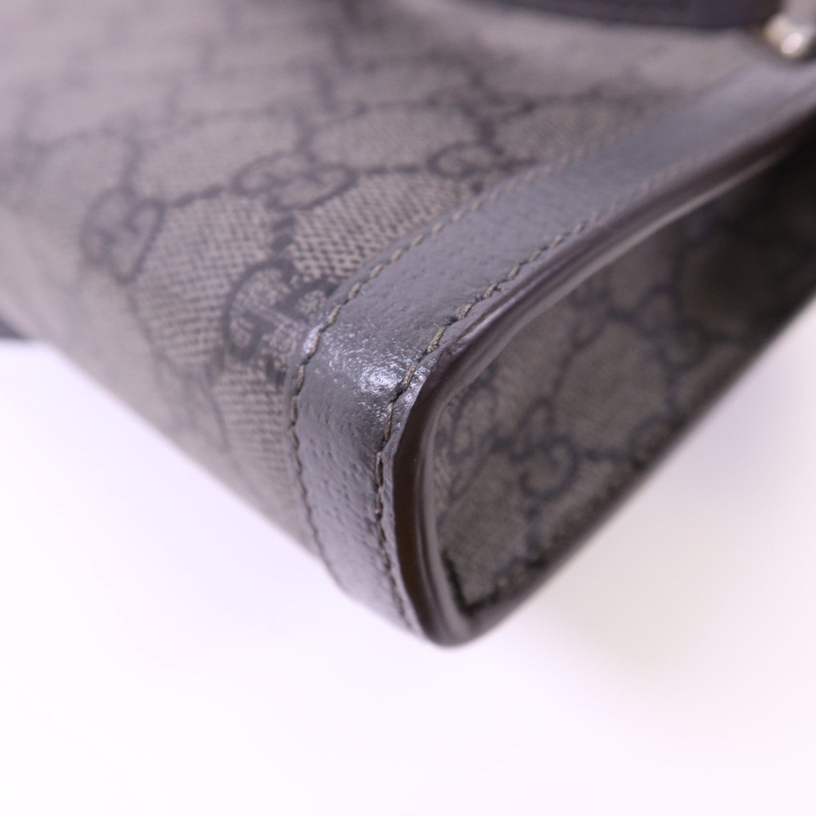 GUCCI 【激減優惠】塗層帆布Ophidia Small Shoulder Bag銀扣肩背袋