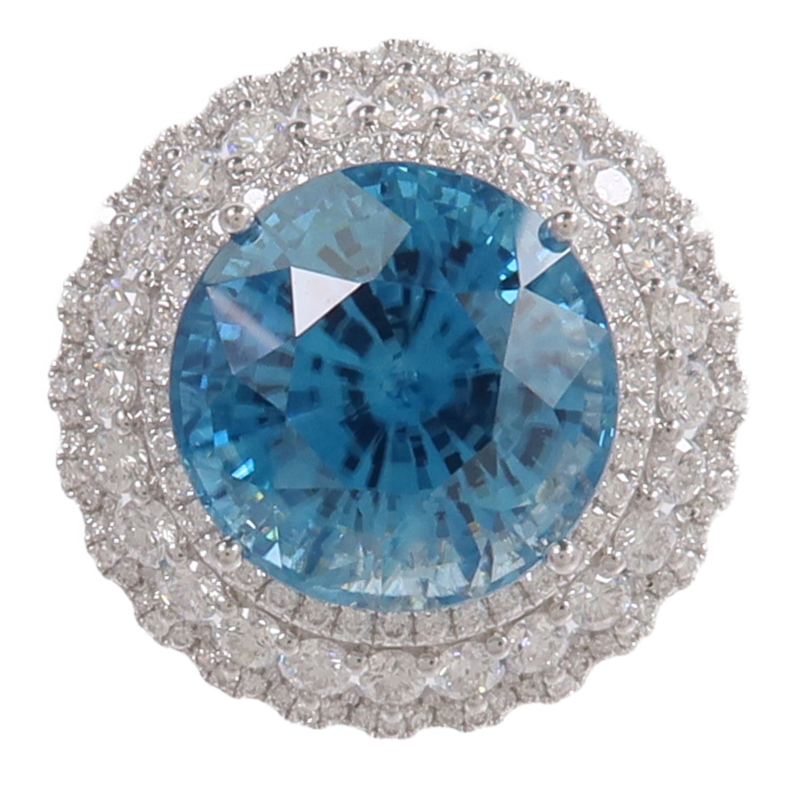 JEWELRY 18K白金Zircon Ring鋯石/鑽石戒指