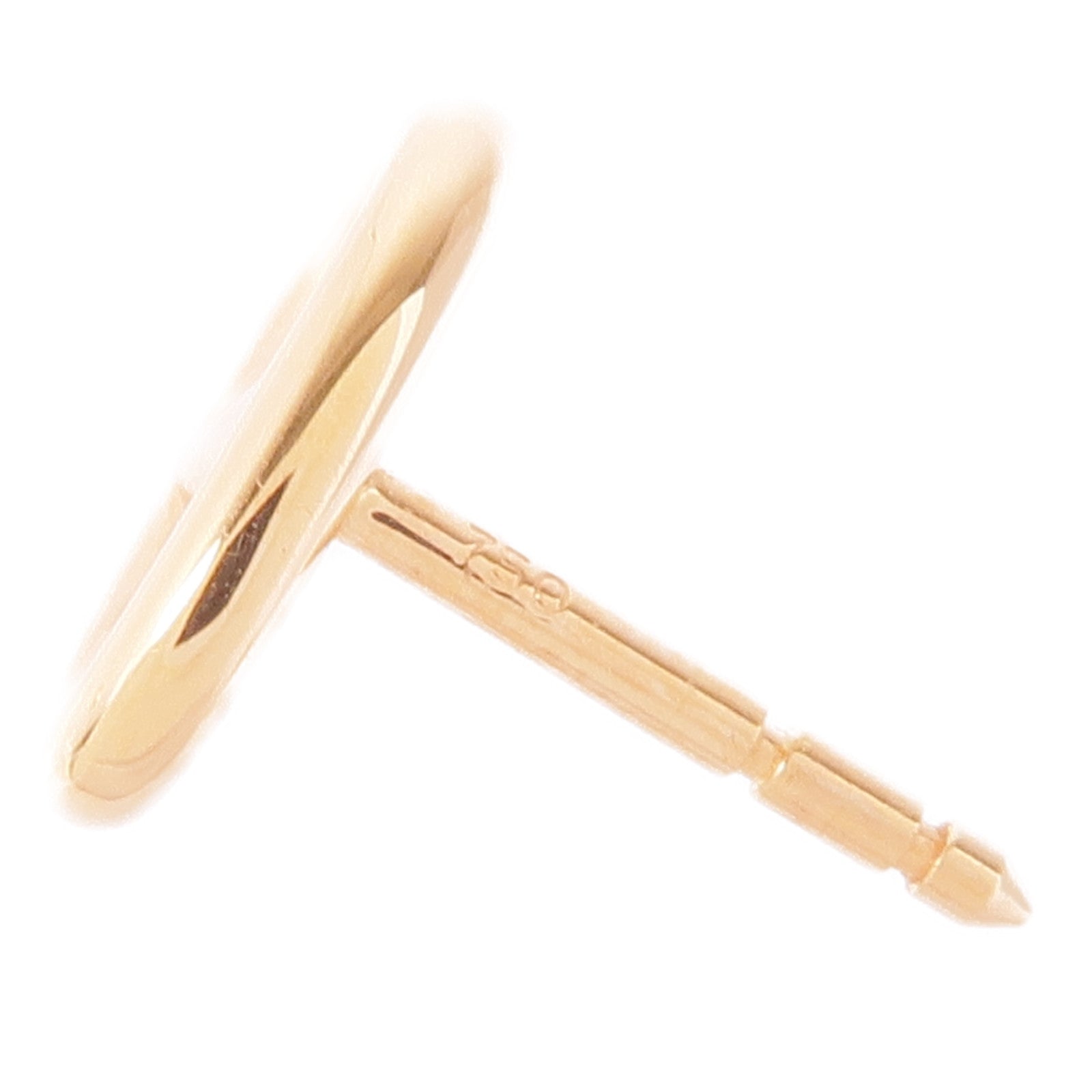 HERMES 18K玫瑰金Chaine d'ancre Earrings耳環