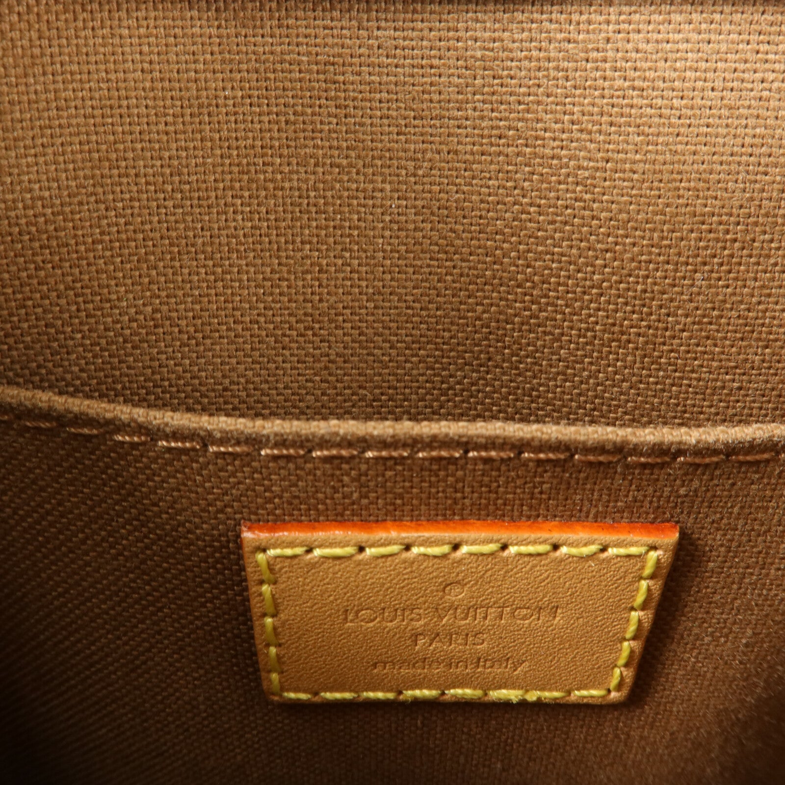 LOUIS VUITTON Monogram Petit Sac Plat手挽肩背兩用袋