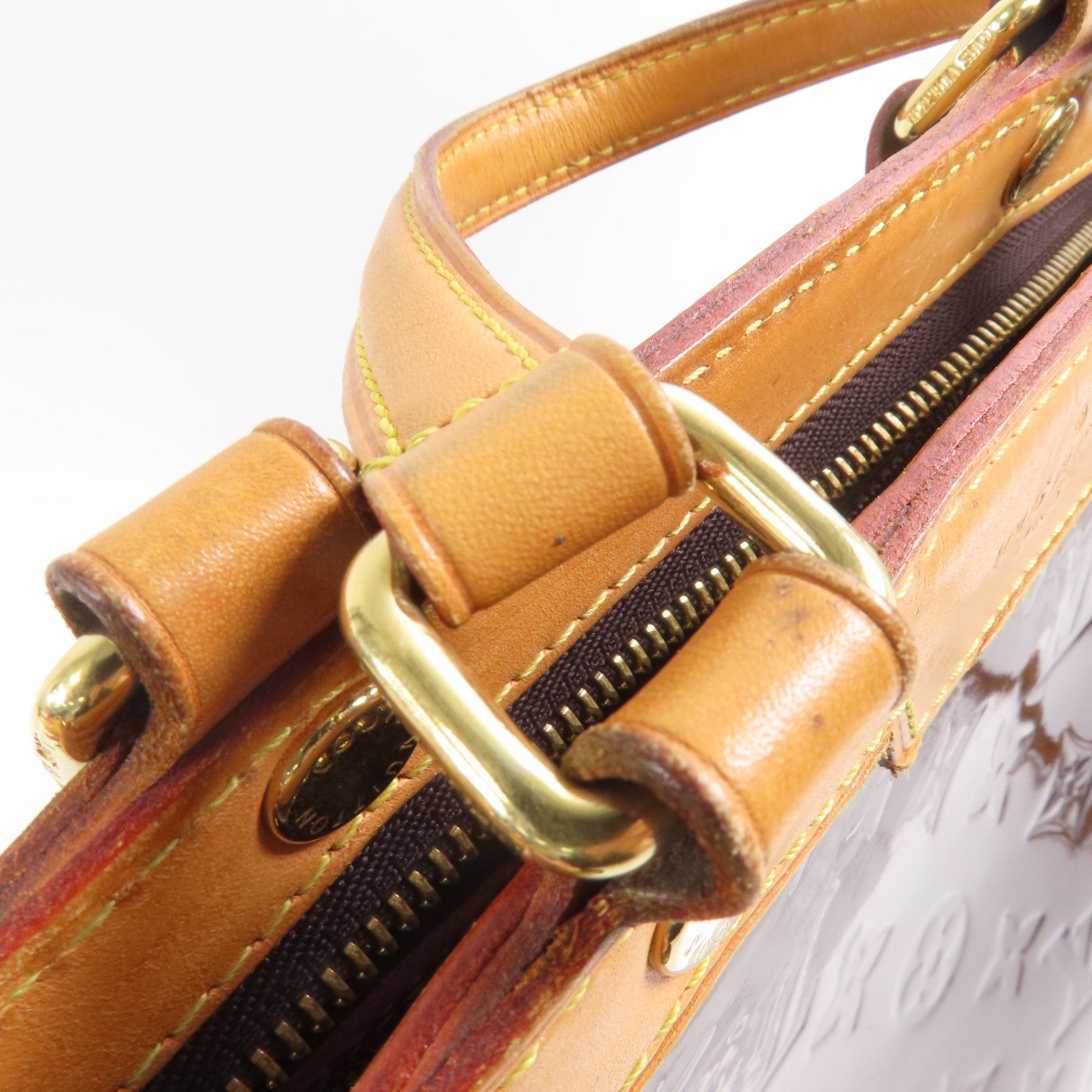 LOUIS VUITTON Vernis Brea MM金扣手挽肩背兩用袋