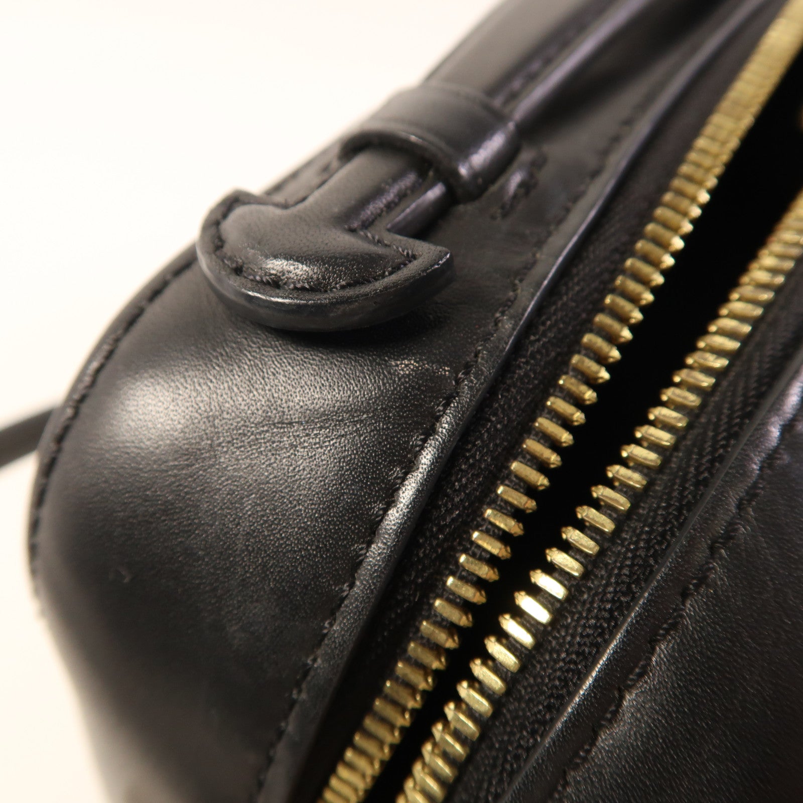 LOUIS VUITTON LV GHW Saintonge Shoulder Bag M43555 Monogram Brown/Black