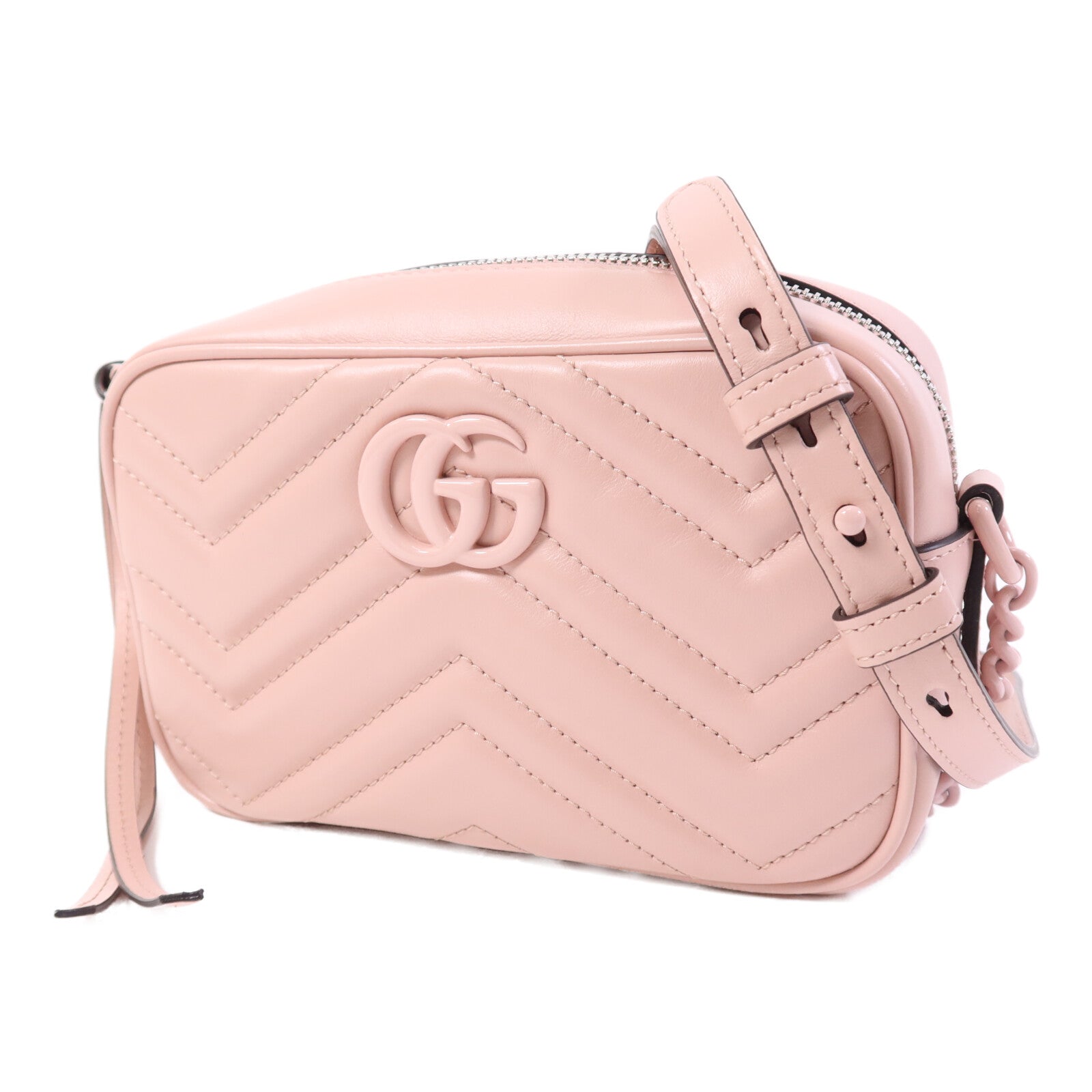 GUCCI 牛皮皮革Mini GG Marmont肩背袋