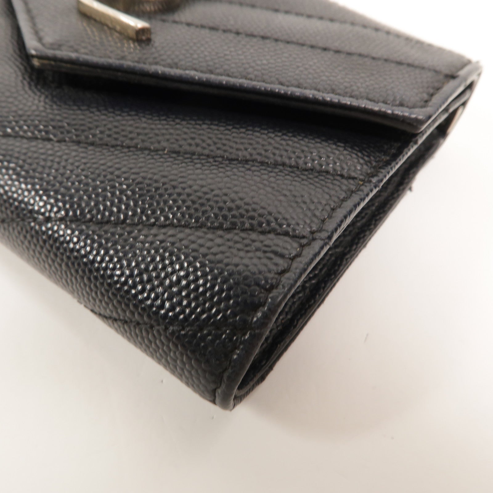 SAINT LAURENT 羊皮皮革Cassandre錢包
