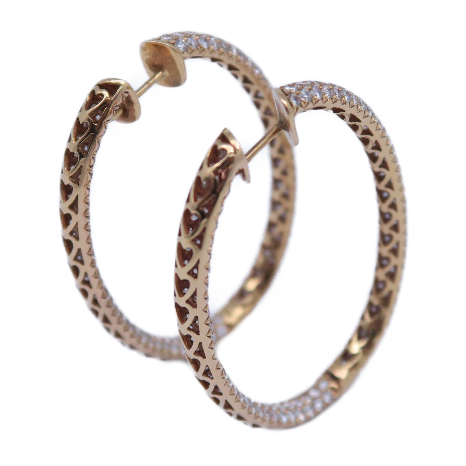 JEWELRY 【激減優惠】18K黃金Diamond Earrings 5.52ct鑽石耳環