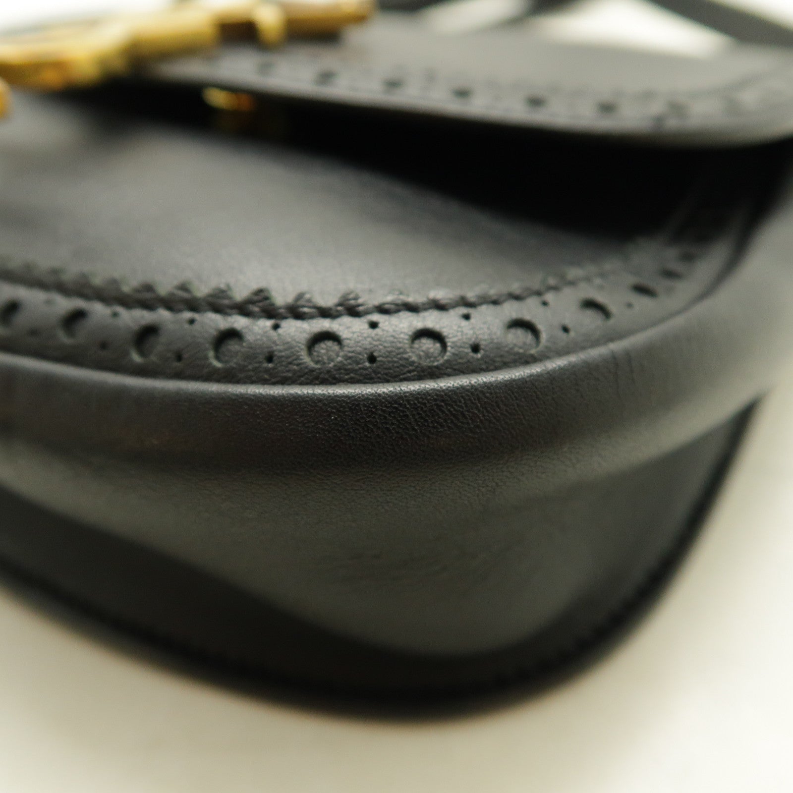 SAINT LAURENT 牛皮皮革kaia Small Shoulder Bag金扣肩背袋黑色