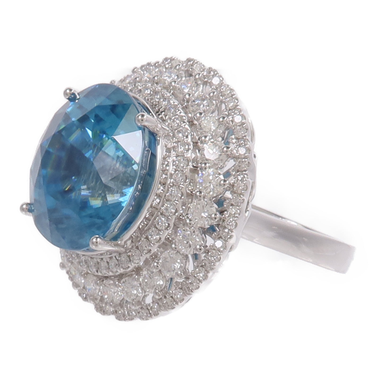 JEWELRY 18K白金Zircon Ring鋯石/鑽石戒指