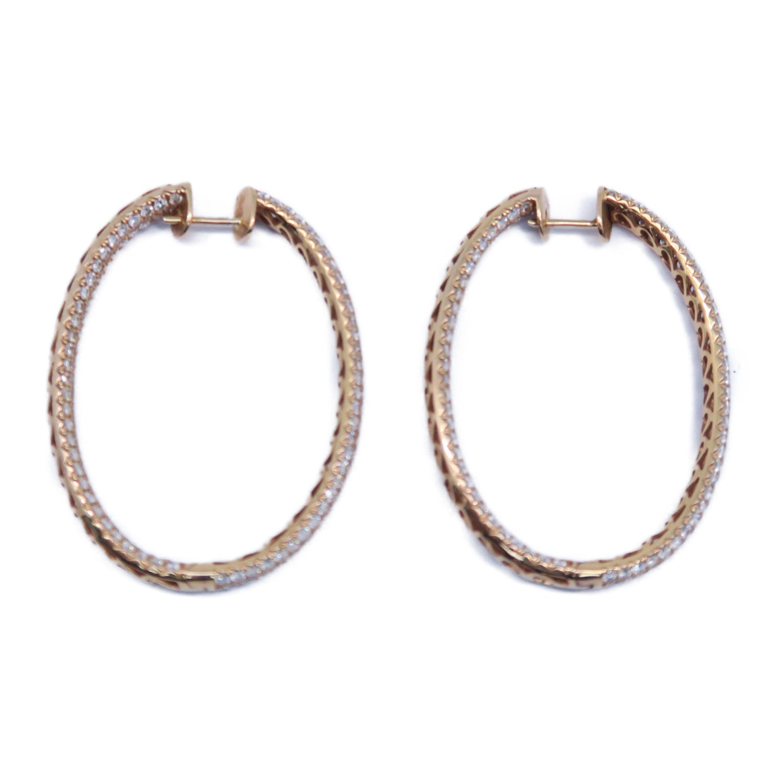 JEWELRY 【激減優惠】18K黃金Diamond Earrings 5.52ct鑽石耳環