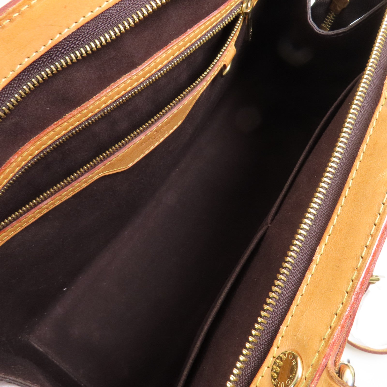 LOUIS VUITTON Vernis Brea MM金扣手挽肩背兩用袋