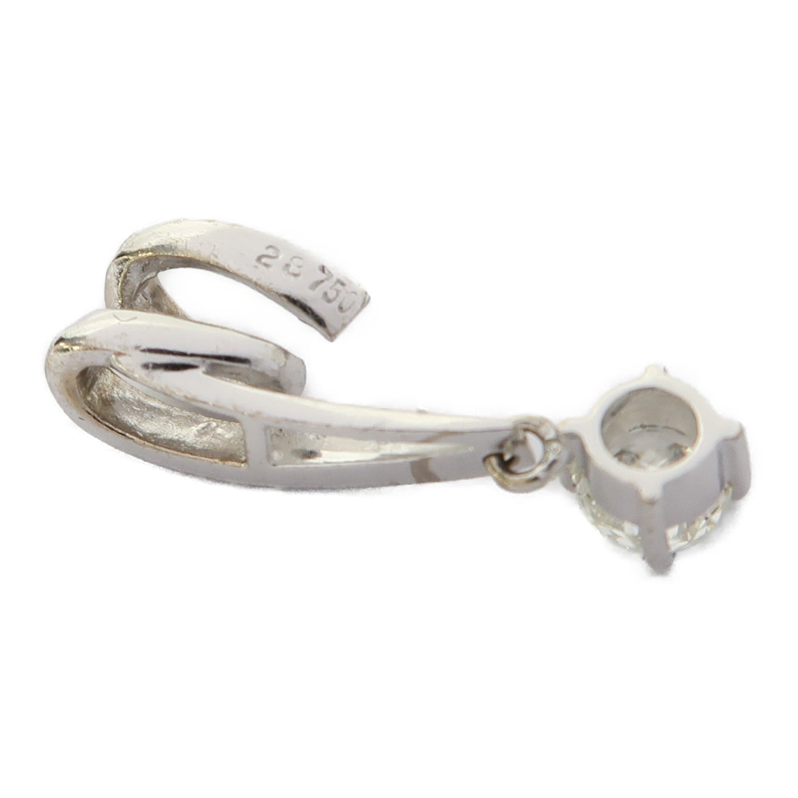 JEWELRY 18K白金Diamond 1.5g 0.28ct鑽石吊墜