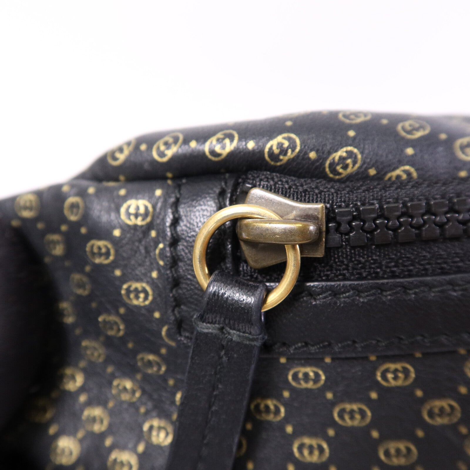 GUCCI 【激減優惠】牛皮皮革Dapper Dan Waist Bag金扣腰包