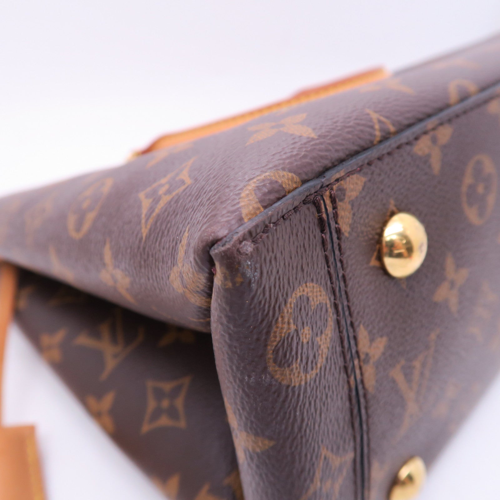 LOUIS VUITTON 【激減優惠】Monogram Flower Tote金扣手挽肩背兩用袋啡色