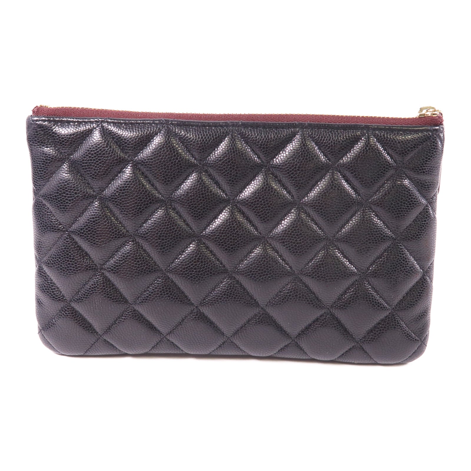 CHANEL 牛皮皮革Clutch金扣手拿包