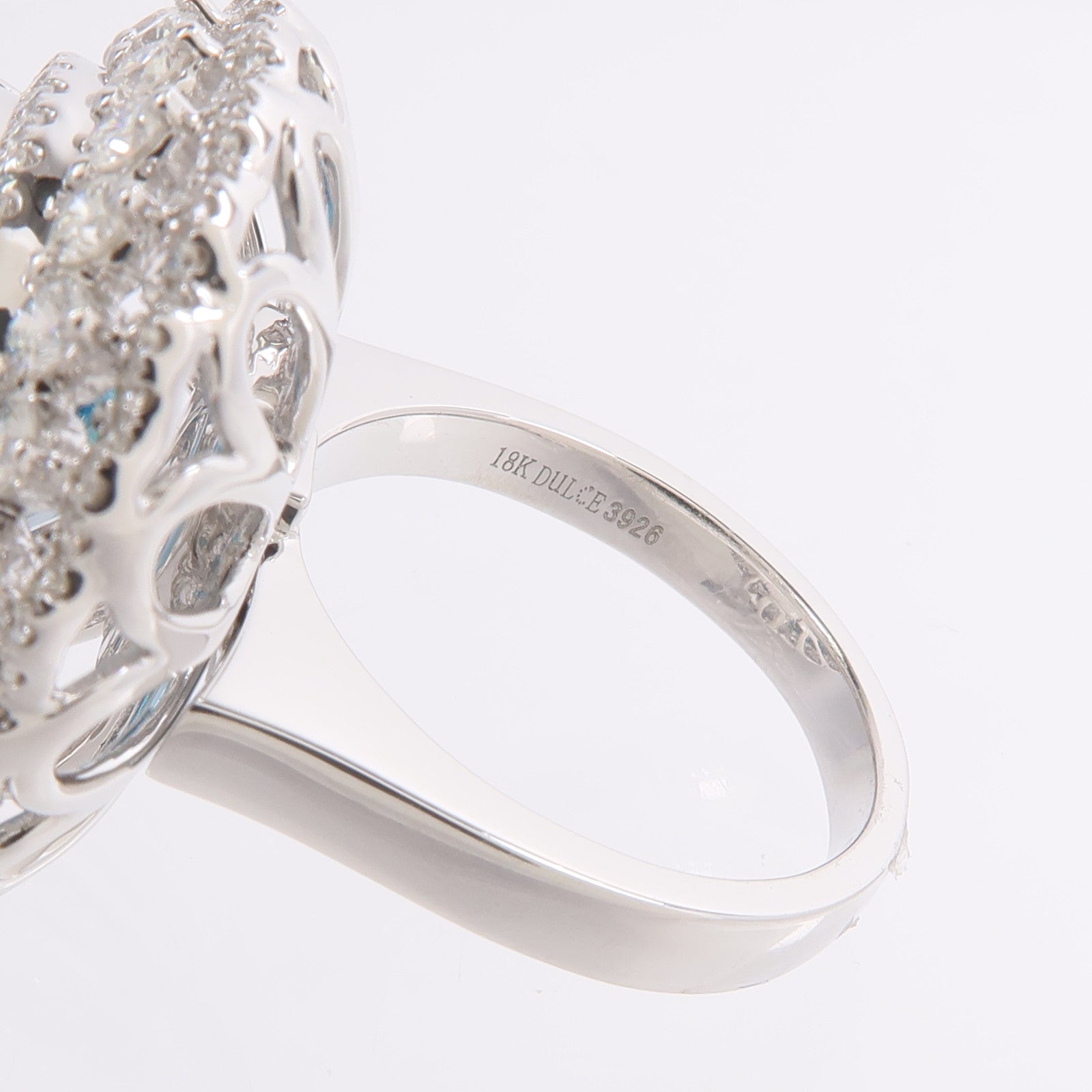 JEWELRY 18K白金Zircon Ring鋯石/鑽石戒指