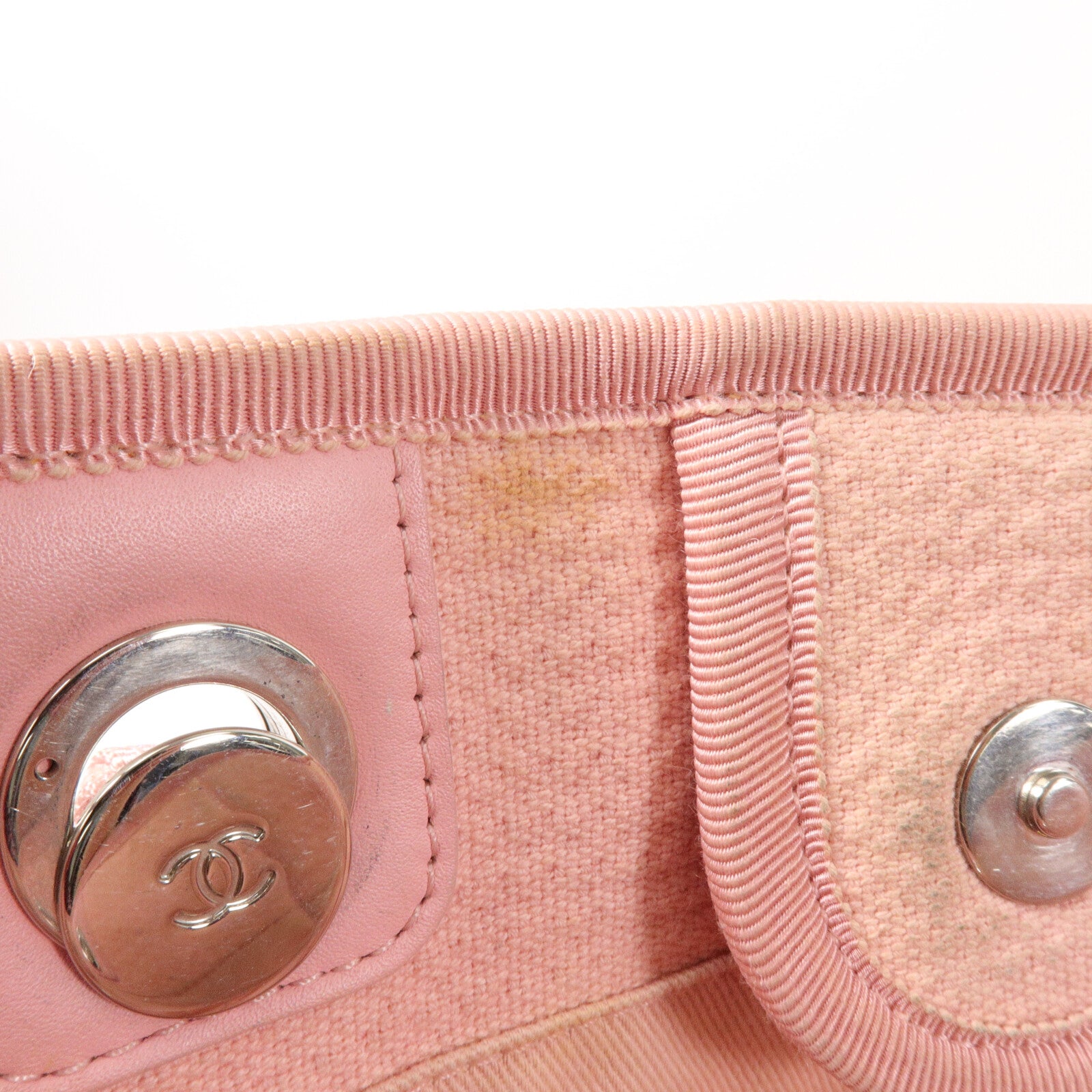 CHANEL 帆布Deauville Tote Small手挽袋