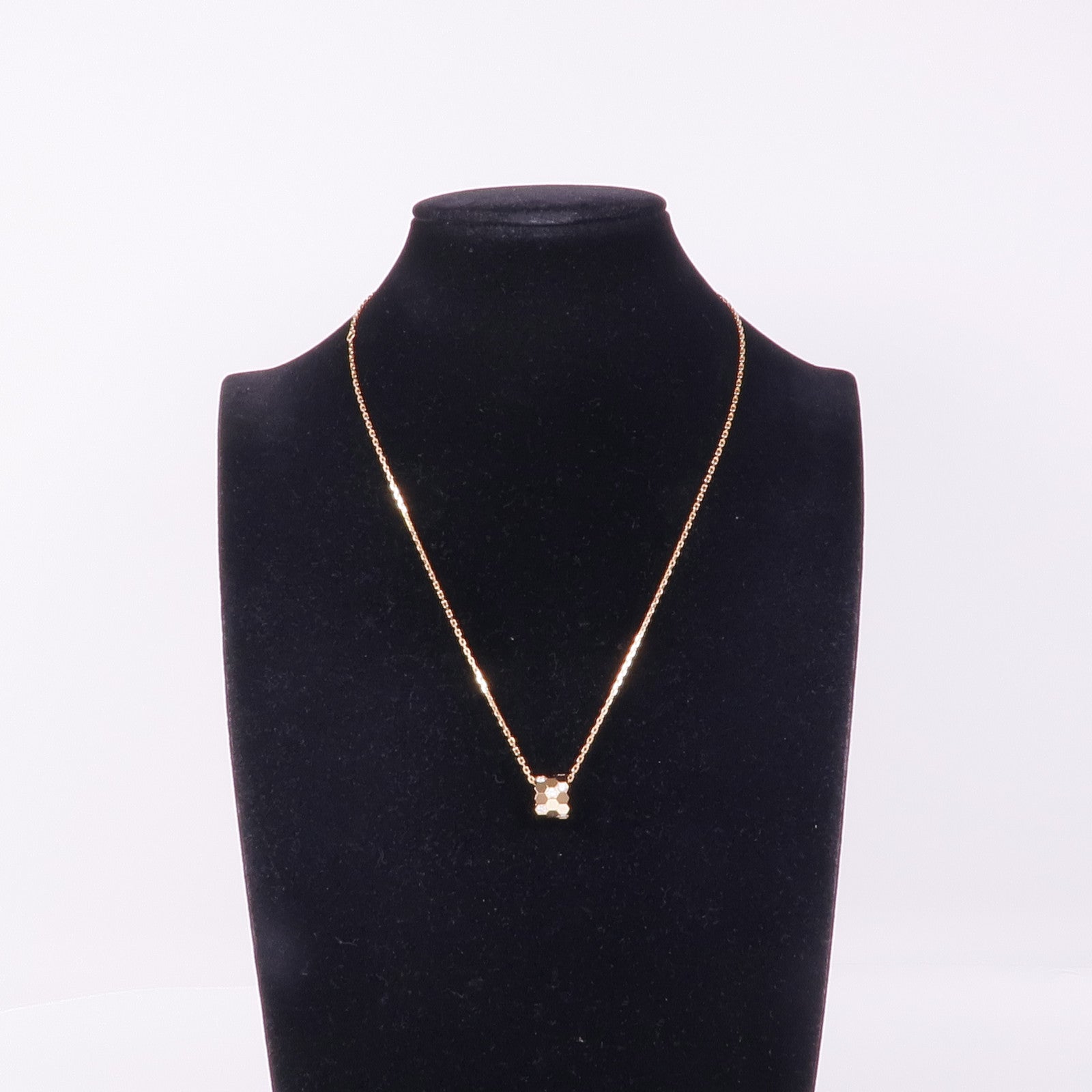 Chaumet 18K玫瑰金Bee de Chaumet鑽石項鍊
