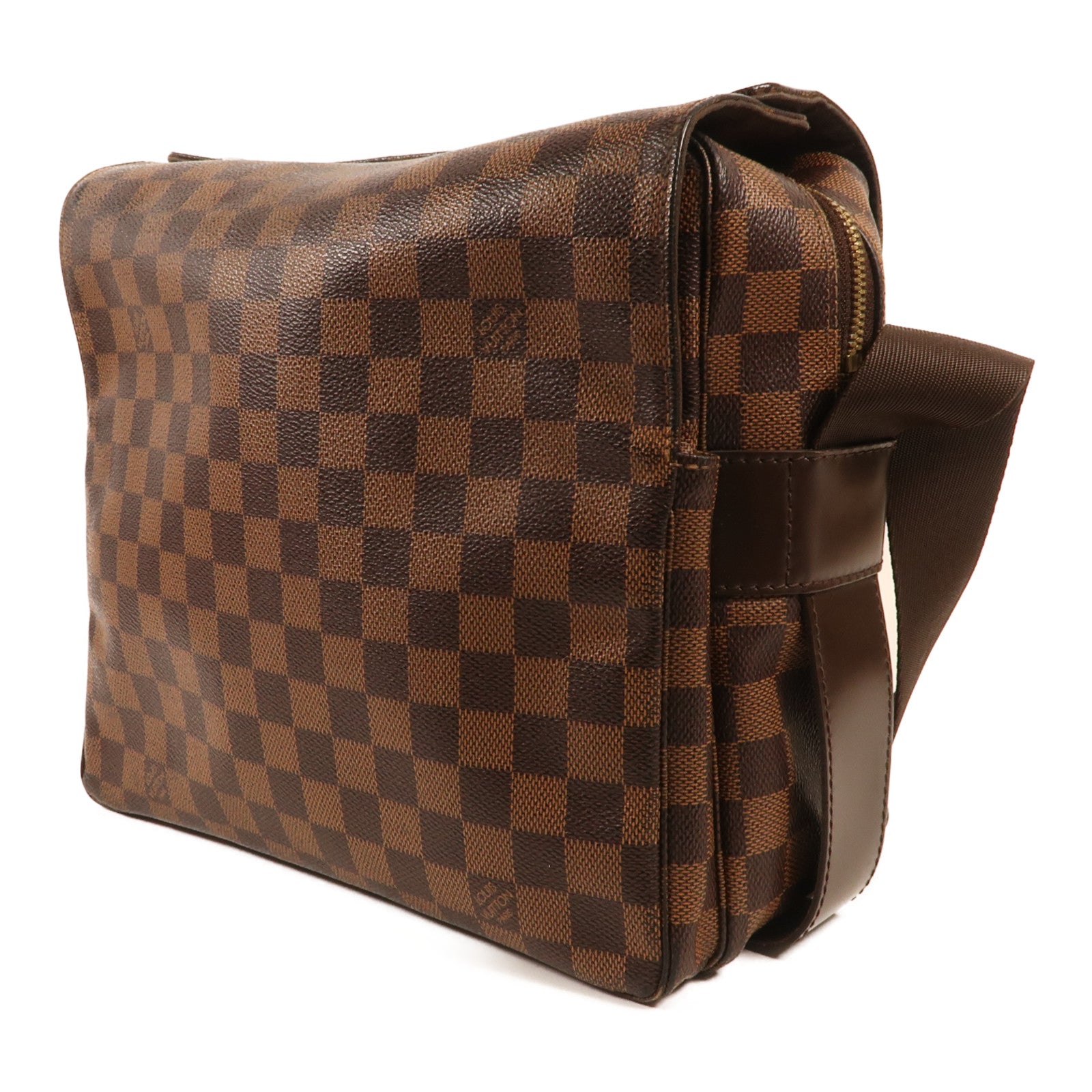 LOUIS VUITTON 【激減優惠】Damier Naviglio金扣肩背袋