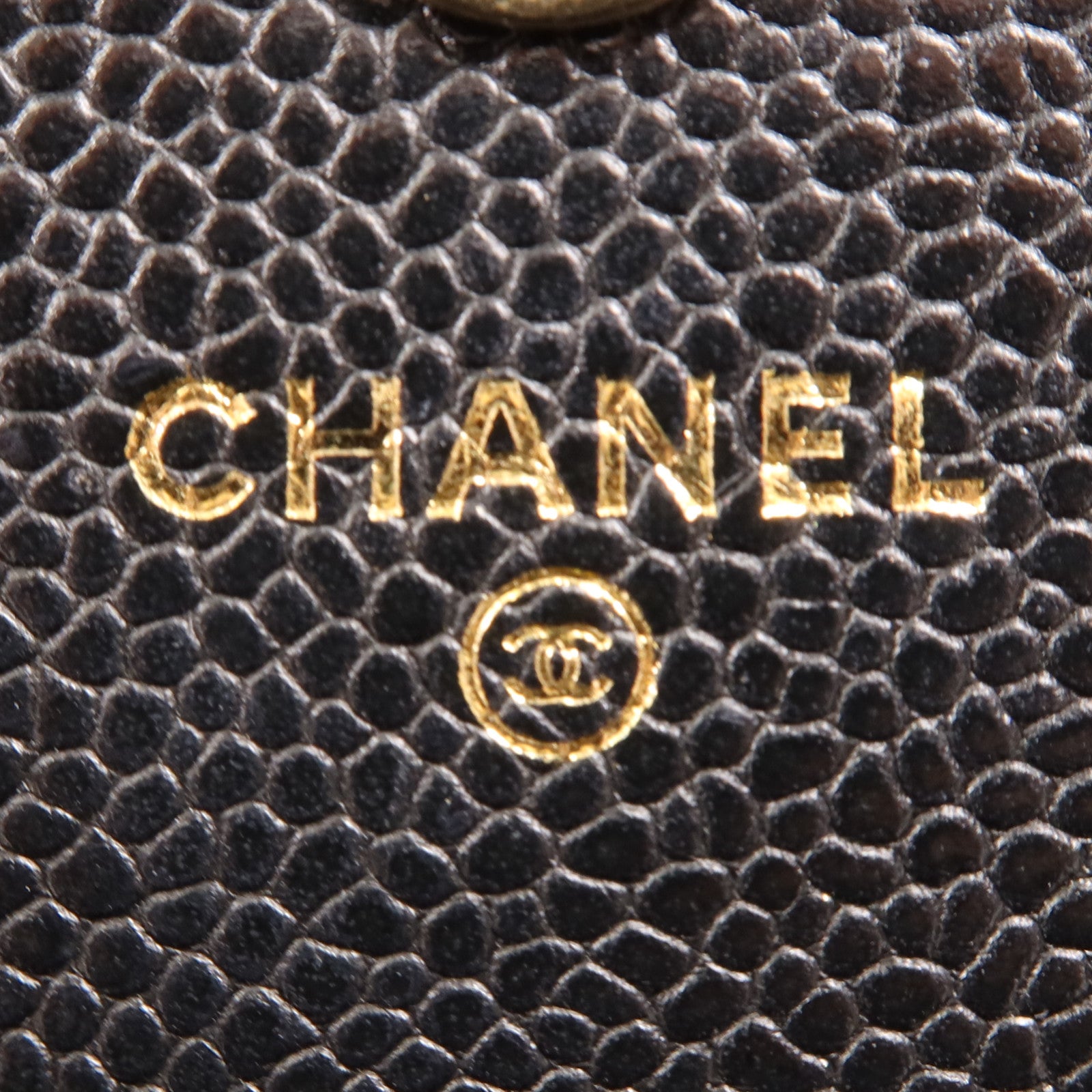 CHANEL 牛皮皮革Wallet On Chain金扣鏈帶肩背袋