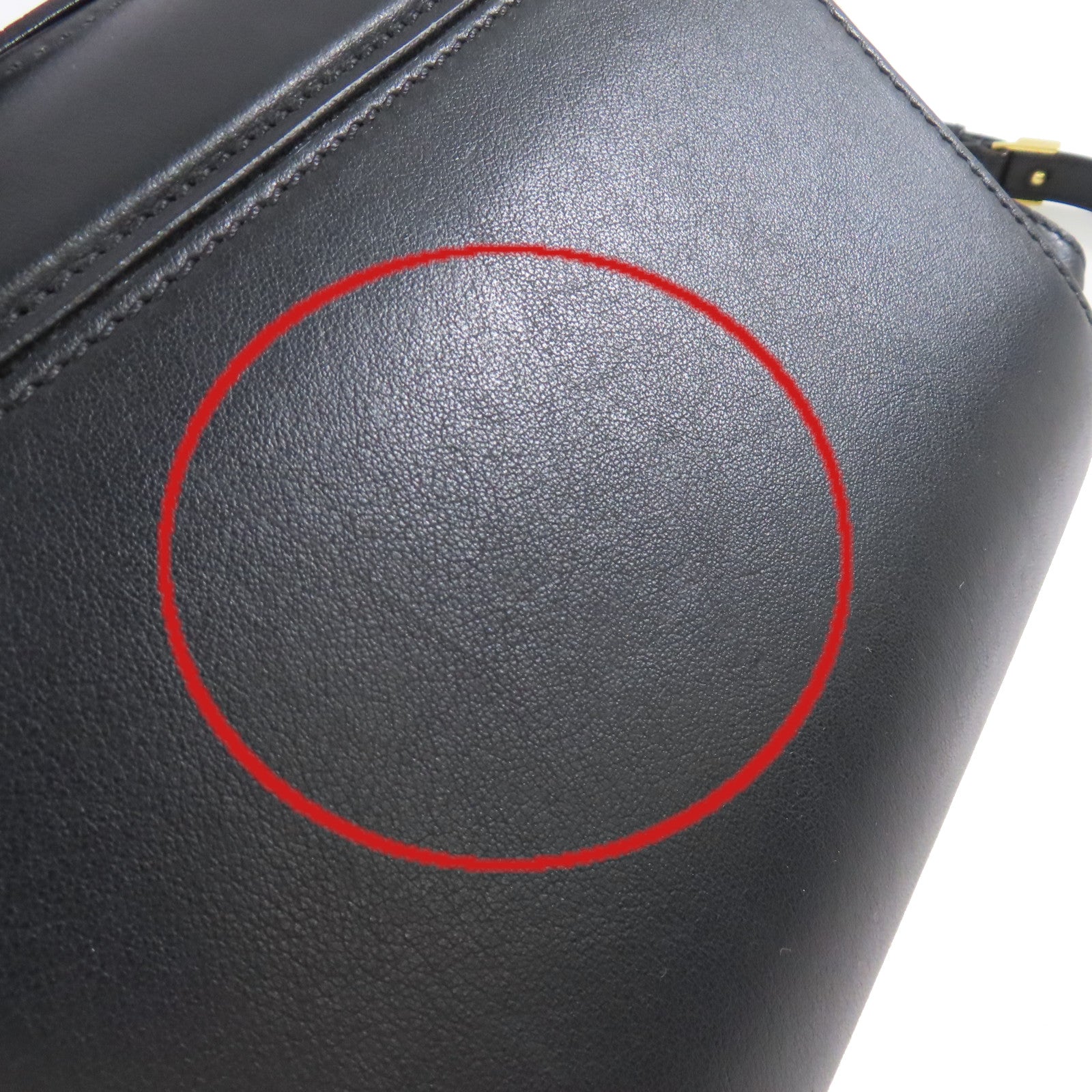 GIVENCHY 牛皮皮革Pandora Box Shoulder Bag金扣肩背袋黑色