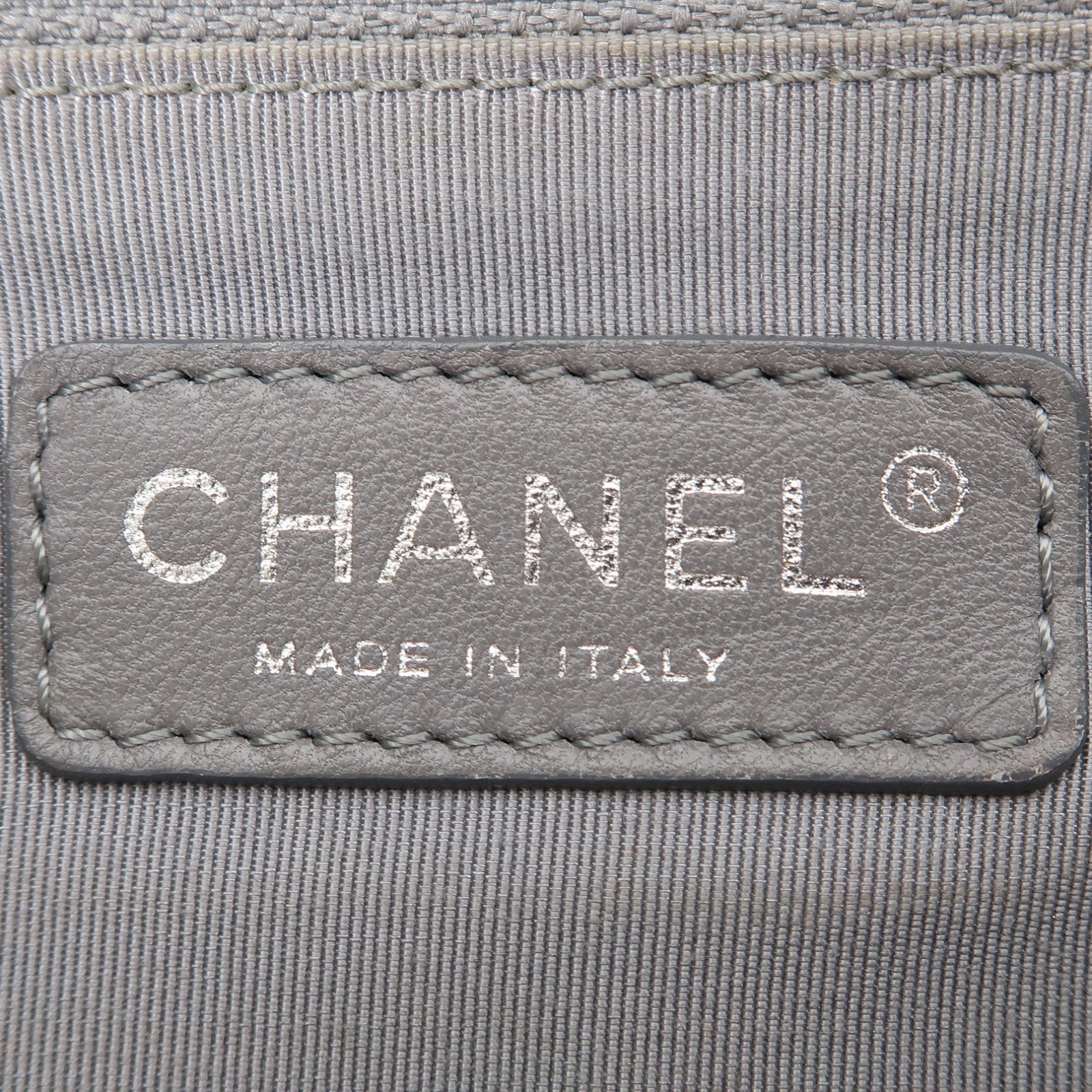 CHANEL 菱格牛皮皮革2way Shoulder Bag銀扣手挽肩背兩用袋藍色