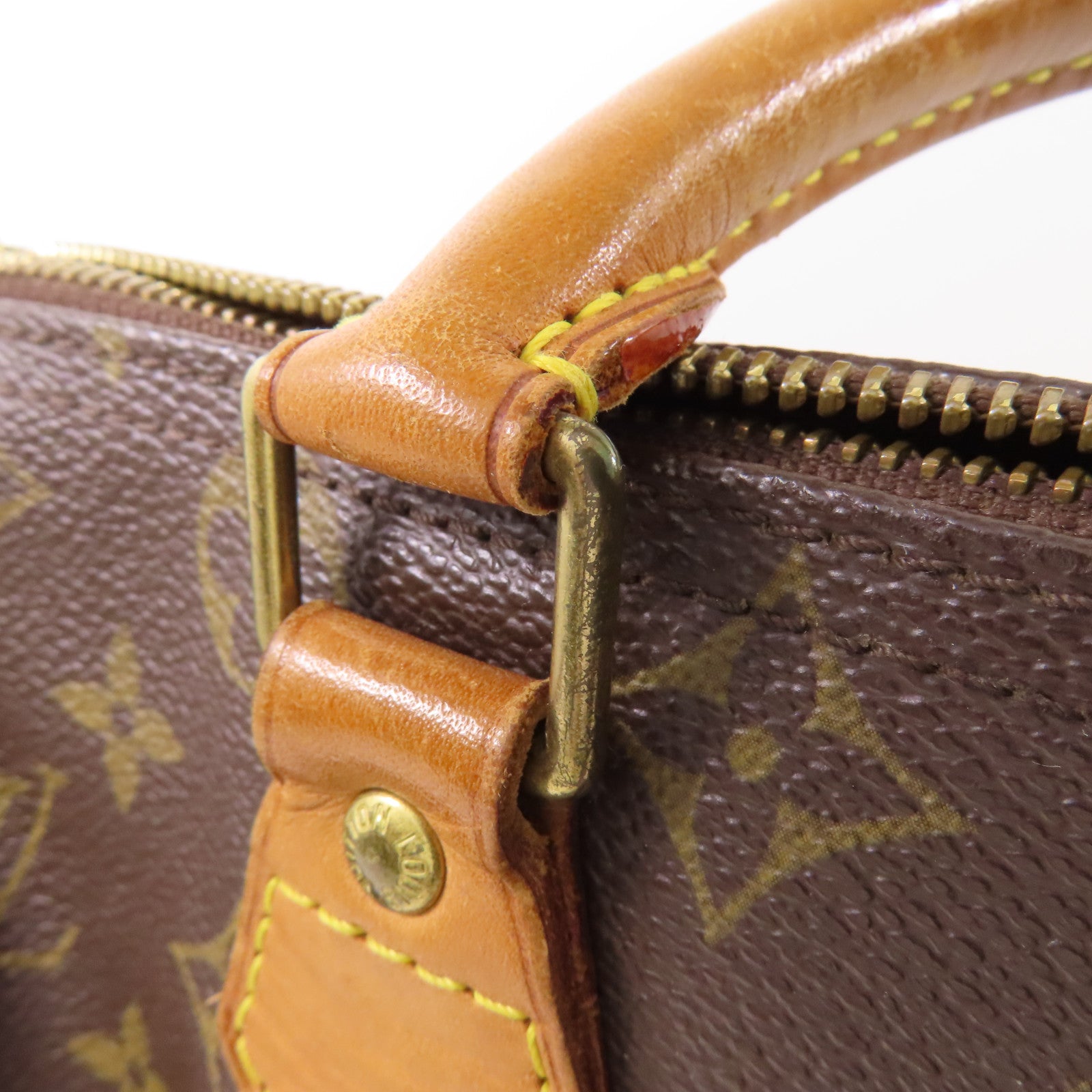 LOUIS VUITTON LV GHW Speedy 30 Handbag M41108 Monogram Brown