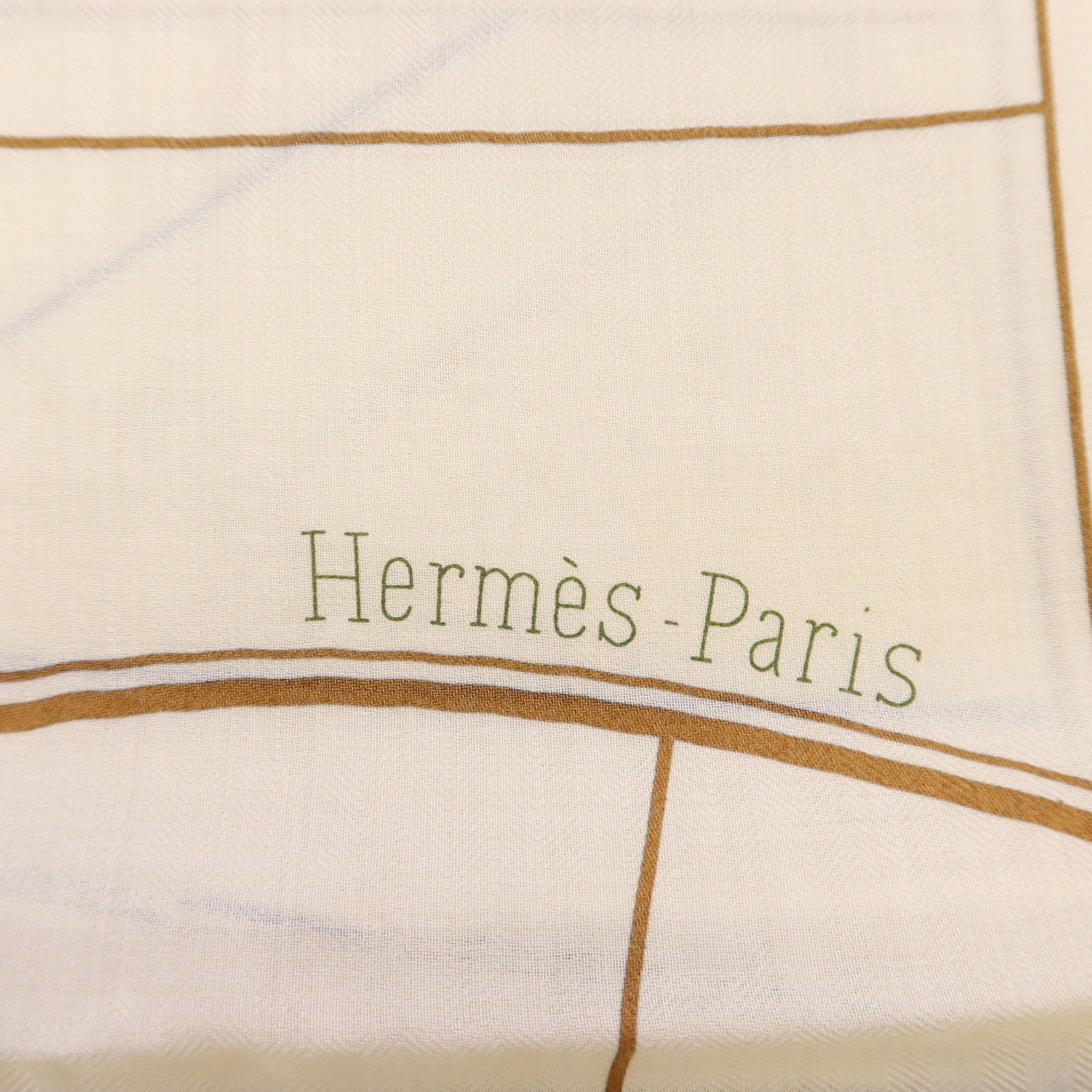 HERMES 【激減優惠】羊絨/絲質Mors A Jouets Bandana Shawl 140絲巾