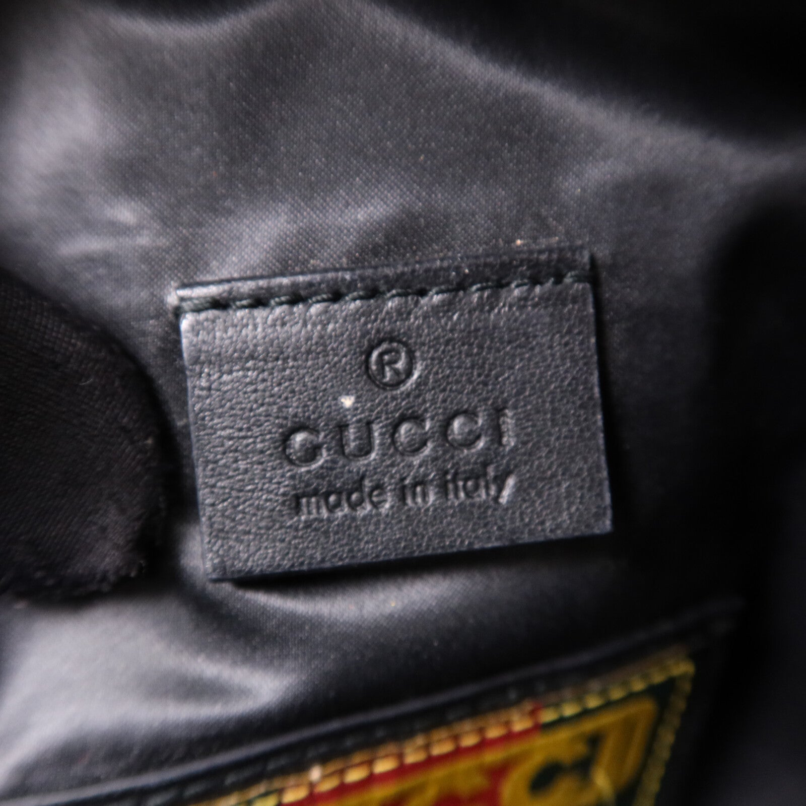 GUCCI 【激減優惠】牛皮皮革Dapper Dan Waist Bag金扣腰包