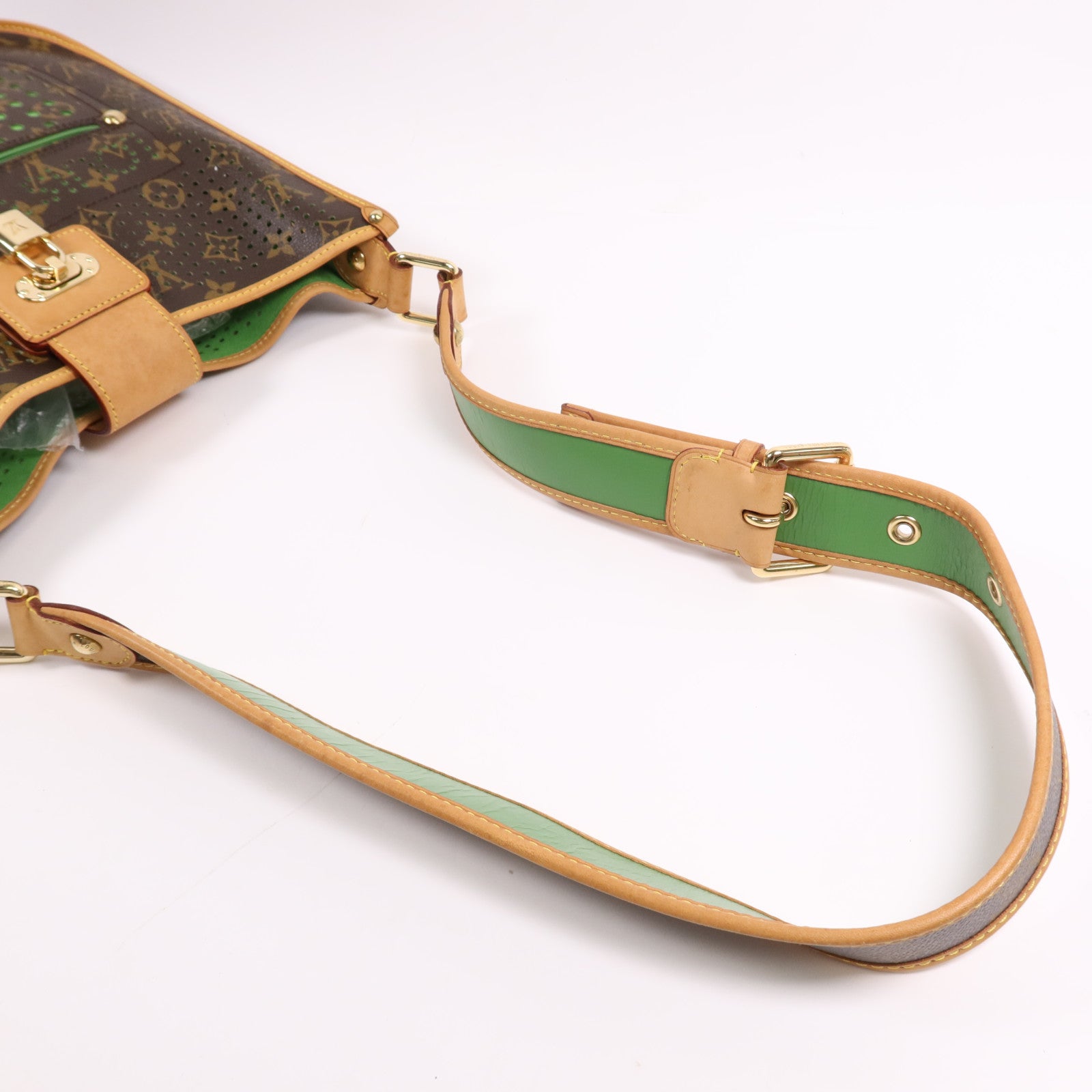 LOUIS VUITTON Monogram Perfo Musette金扣肩背袋