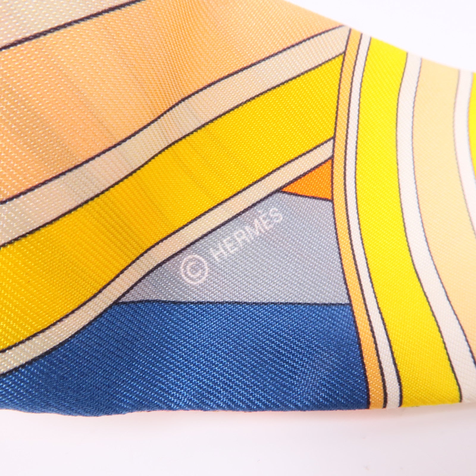 HERMES 絲質Twilly絲巾