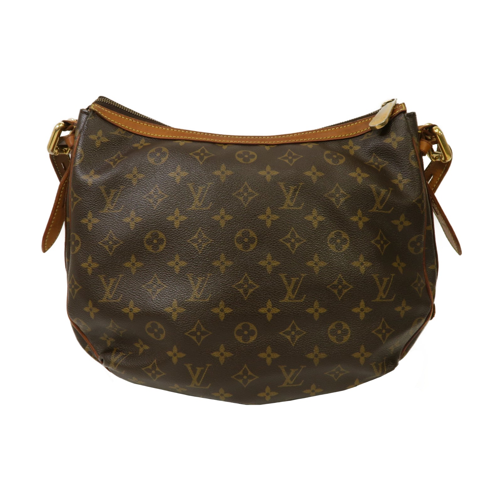 LOUIS VUITTON 【激減優惠】Monogram Tulum GM金扣肩背袋啡色