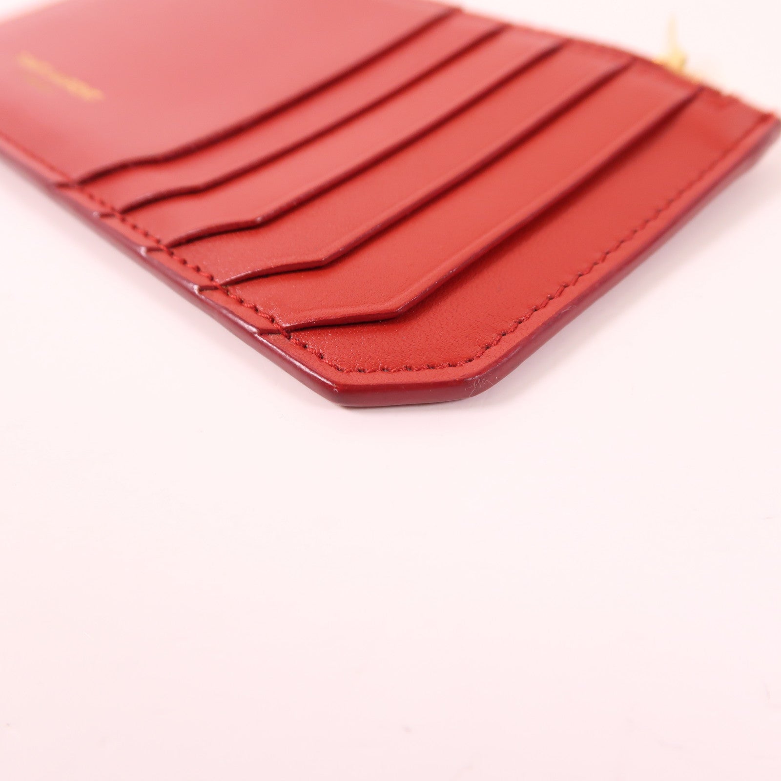 SAINT LAURENT 牛皮皮革Card case金扣卡片套