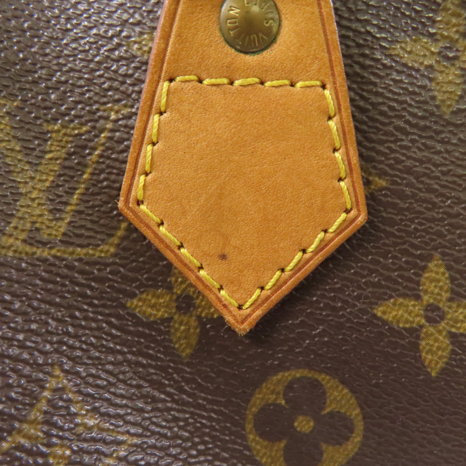 LOUIS VUITTON Monogram Speedy 25金扣手挽袋棕色