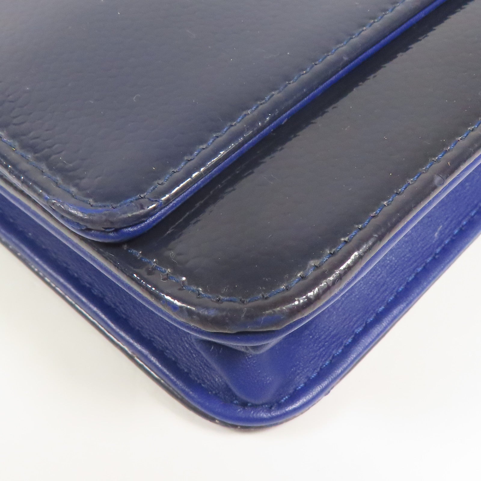 CHANEL 皮革WOC Wallet On Chain銀扣鏈帶肩背袋