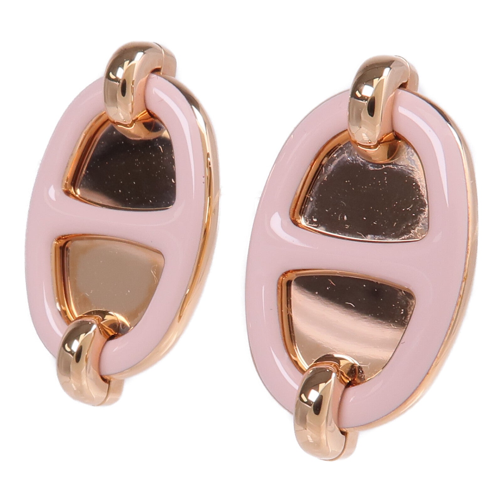 HERMES 金屬Mini Maillon耳環