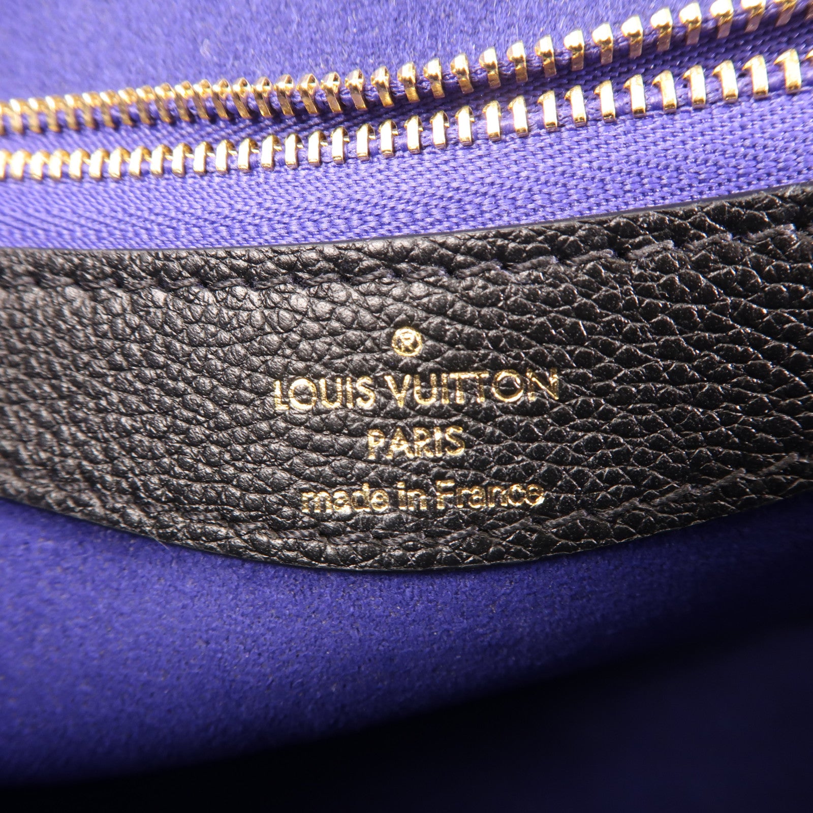 LOUIS VUITTON Monogram Empreinte Diane金扣肩背袋黑色