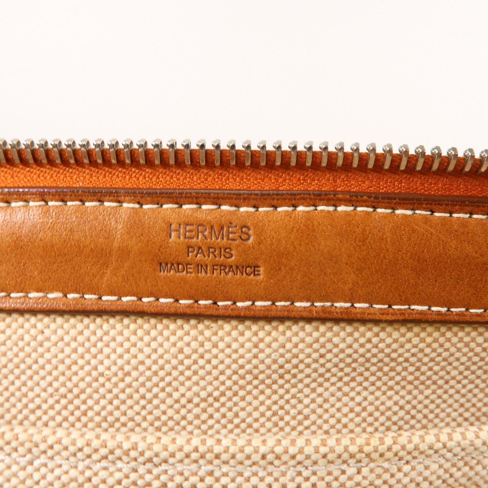 HERMES 帆布Mira Ganges Tote手挽袋