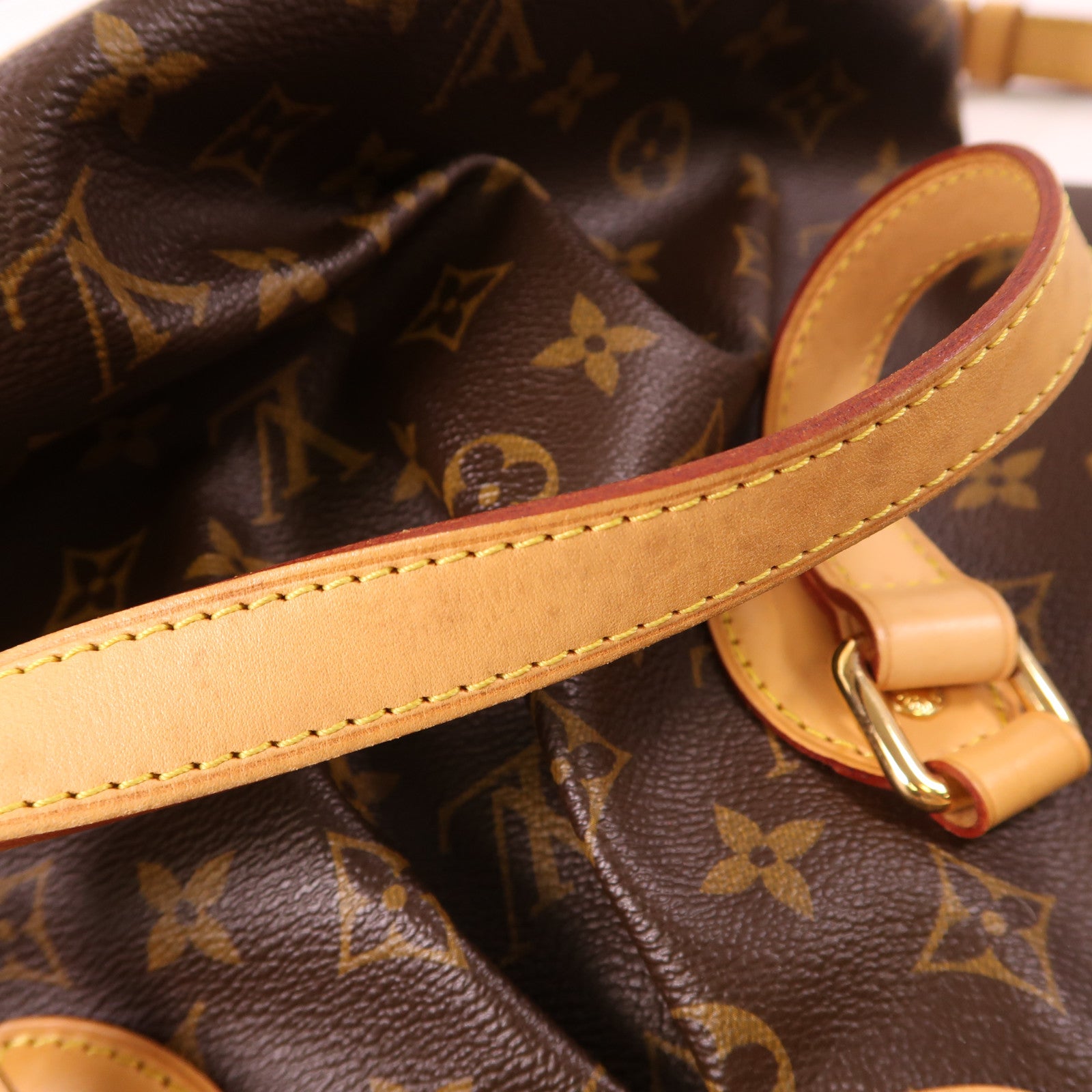LOUIS VUITTON 【激減優惠】Monogram Palermo PM金扣手挽肩背兩用袋棕色