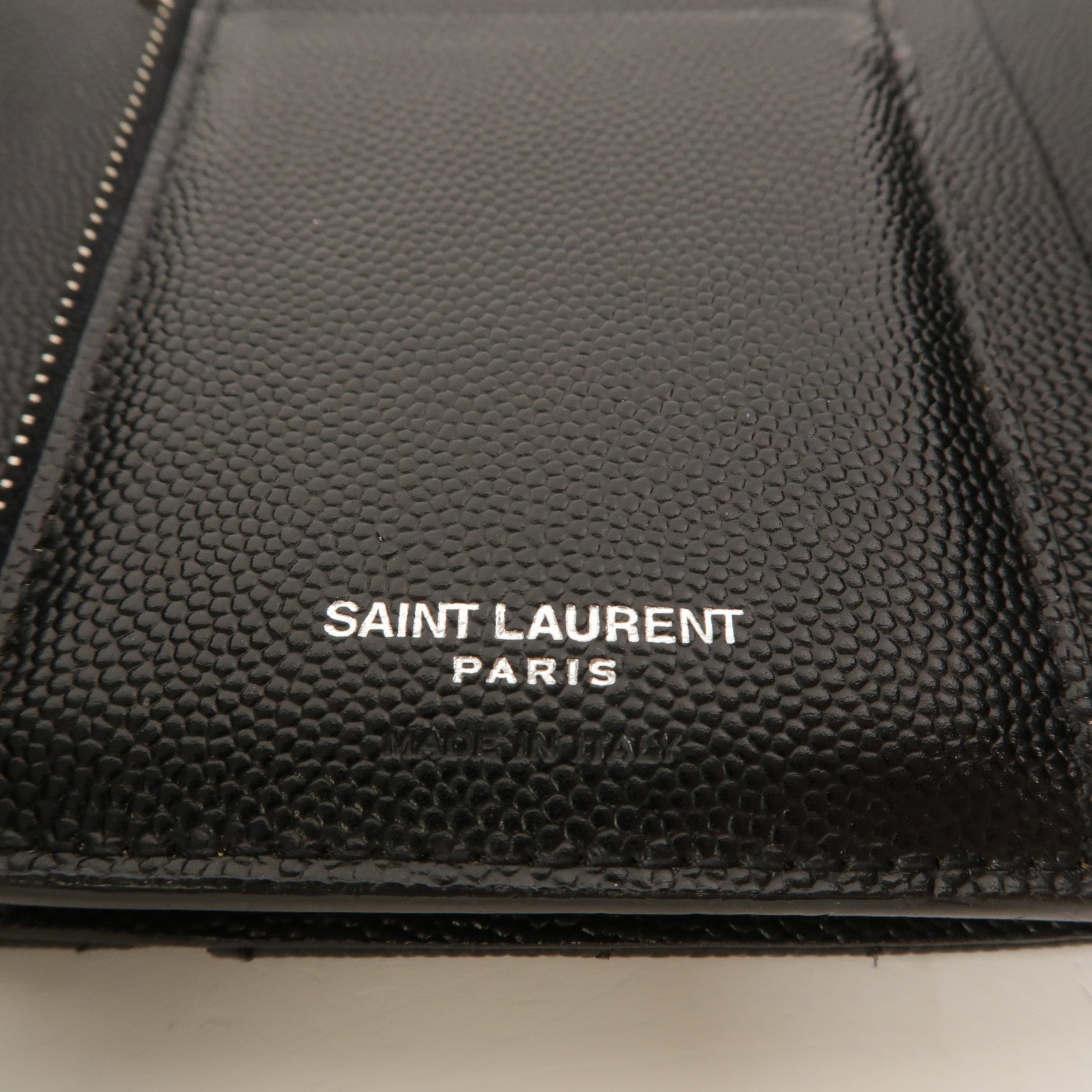 SAINT LAURENT 羊皮皮革Cassandre錢包
