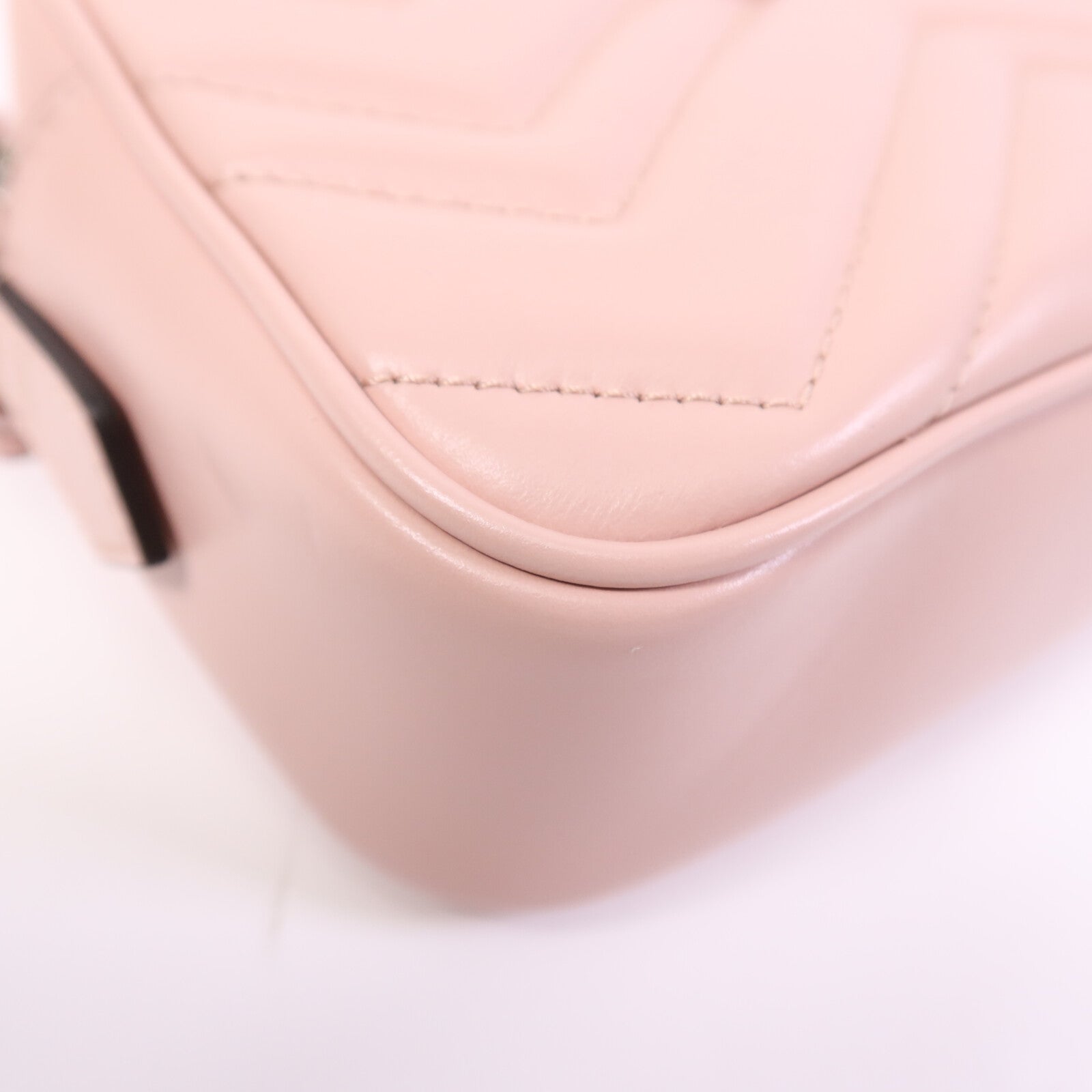 GUCCI 牛皮皮革Mini GG Marmont肩背袋