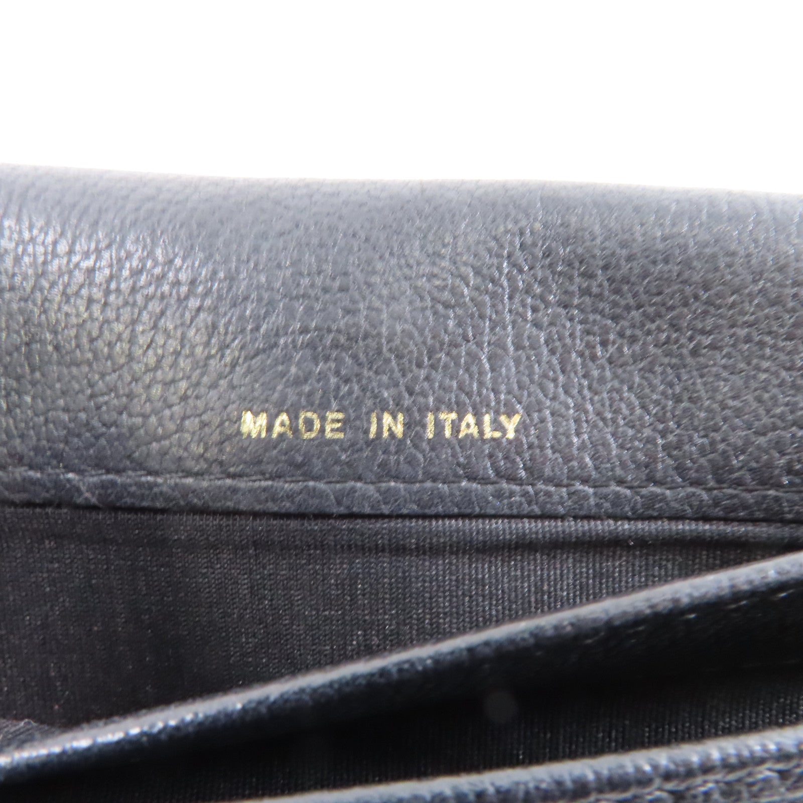 CHANEL 【激減優惠】皮革Long Wallet金扣長錢包黑色