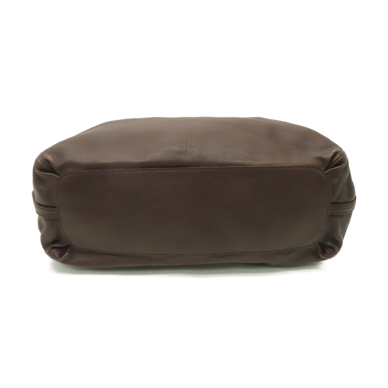 Chloe 【清倉大減價】牛皮皮革Shoulder Bag金扣肩背袋啡色