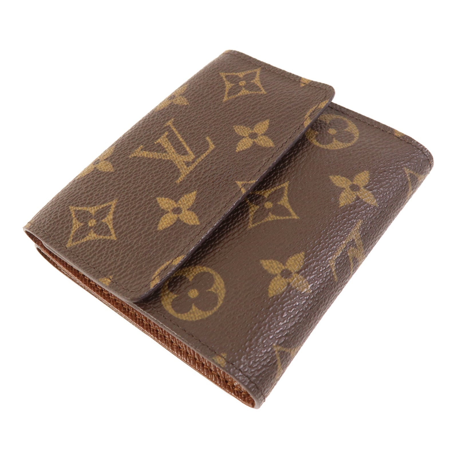LOUIS VUITTON Monogram Portefeuille Elise Wallet金扣錢包