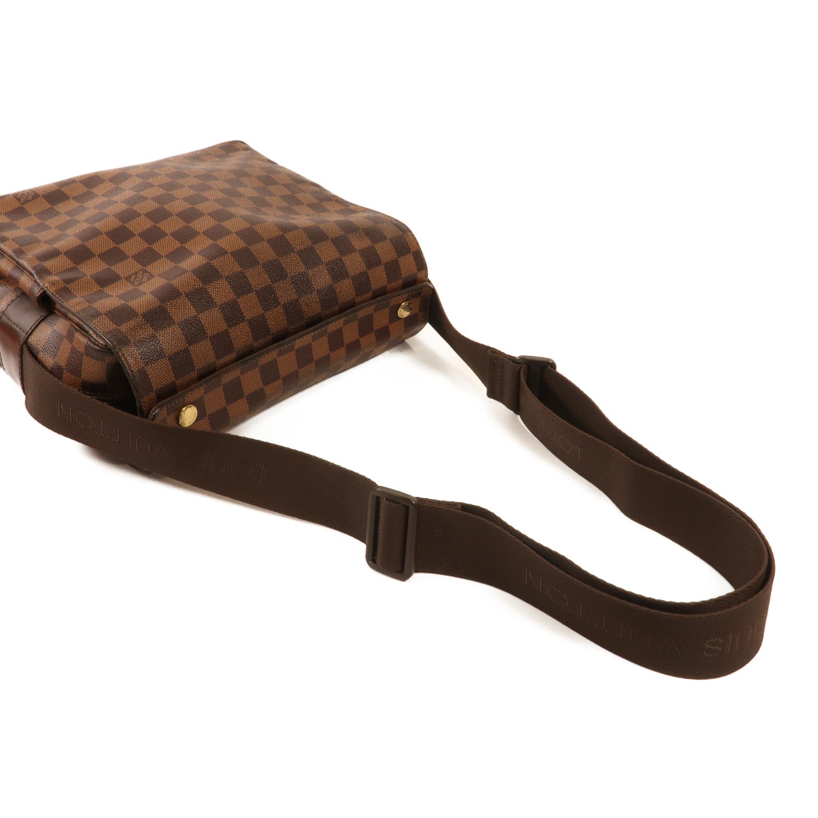 LOUIS VUITTON Damier Naviglio金扣肩背袋